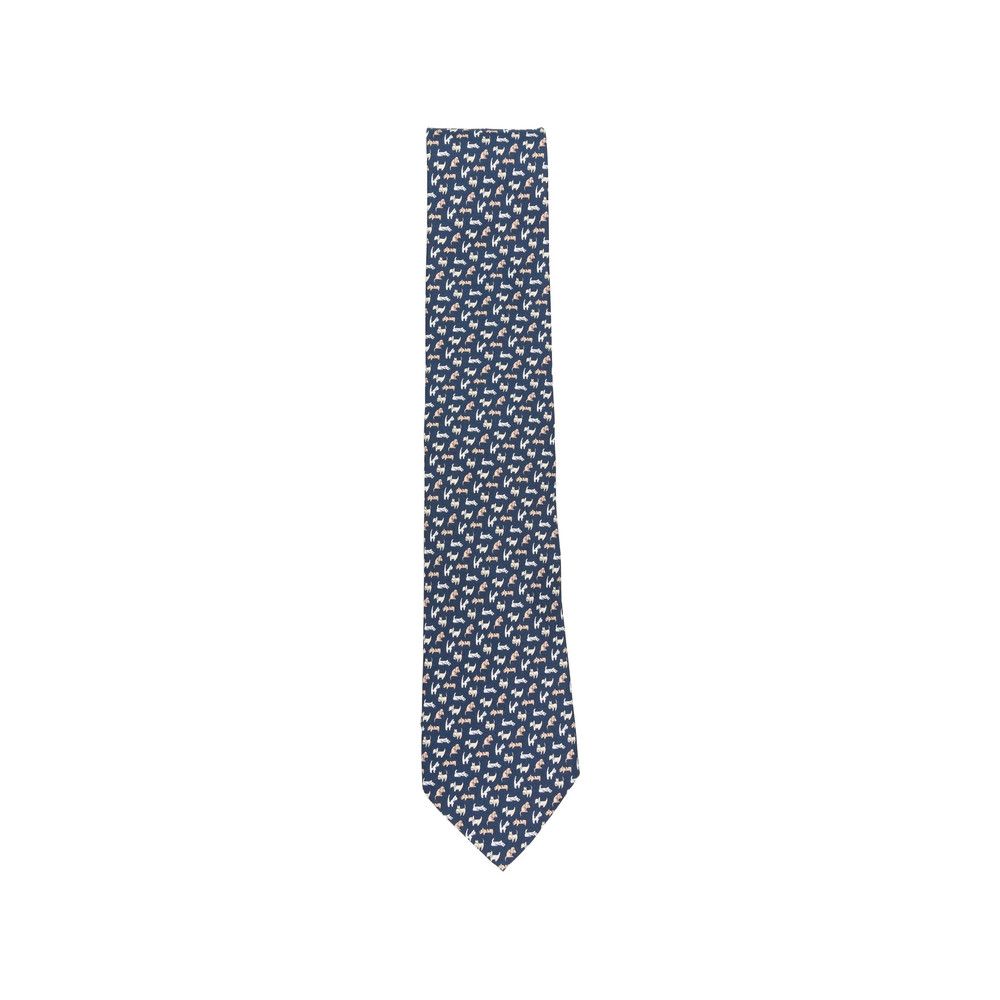 Salvatore Ferragamo Ferragamo BLUE Ties & Bow Ties Size ONE SIZE - 1 Thumbnail