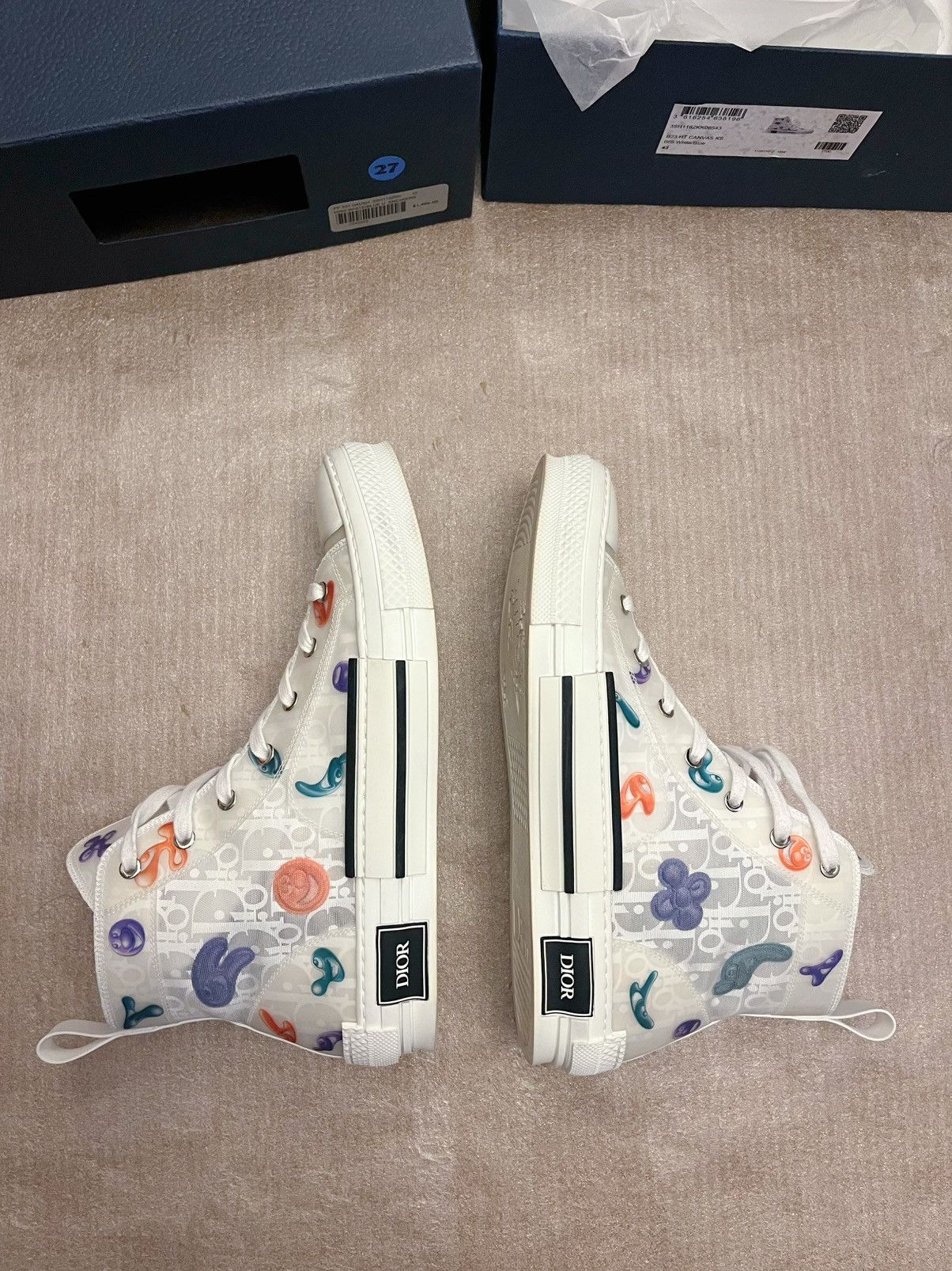 Dior Dior luxury high-top casual shoes Size US 10 / EU 43 - 8 Thumbnail