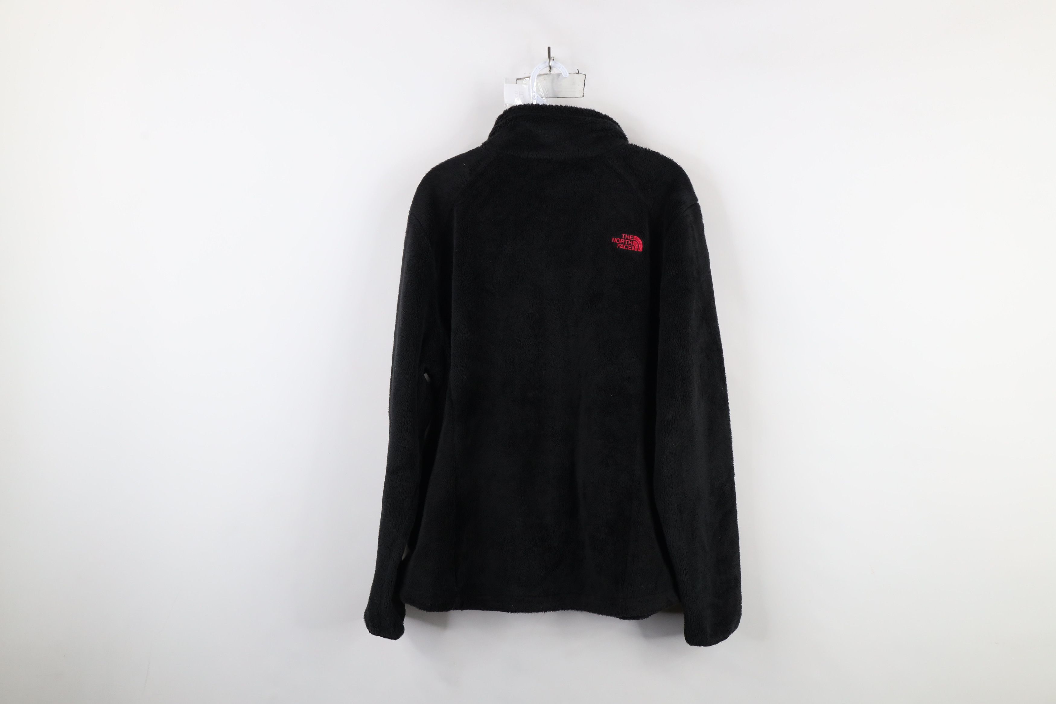 The North Face × Vintage The North Face Spell Fuzzy Shag Fleece Full Zip Jacket Black Size XXL / US 16-18 / IT 52-54 - 13 Thumbnail