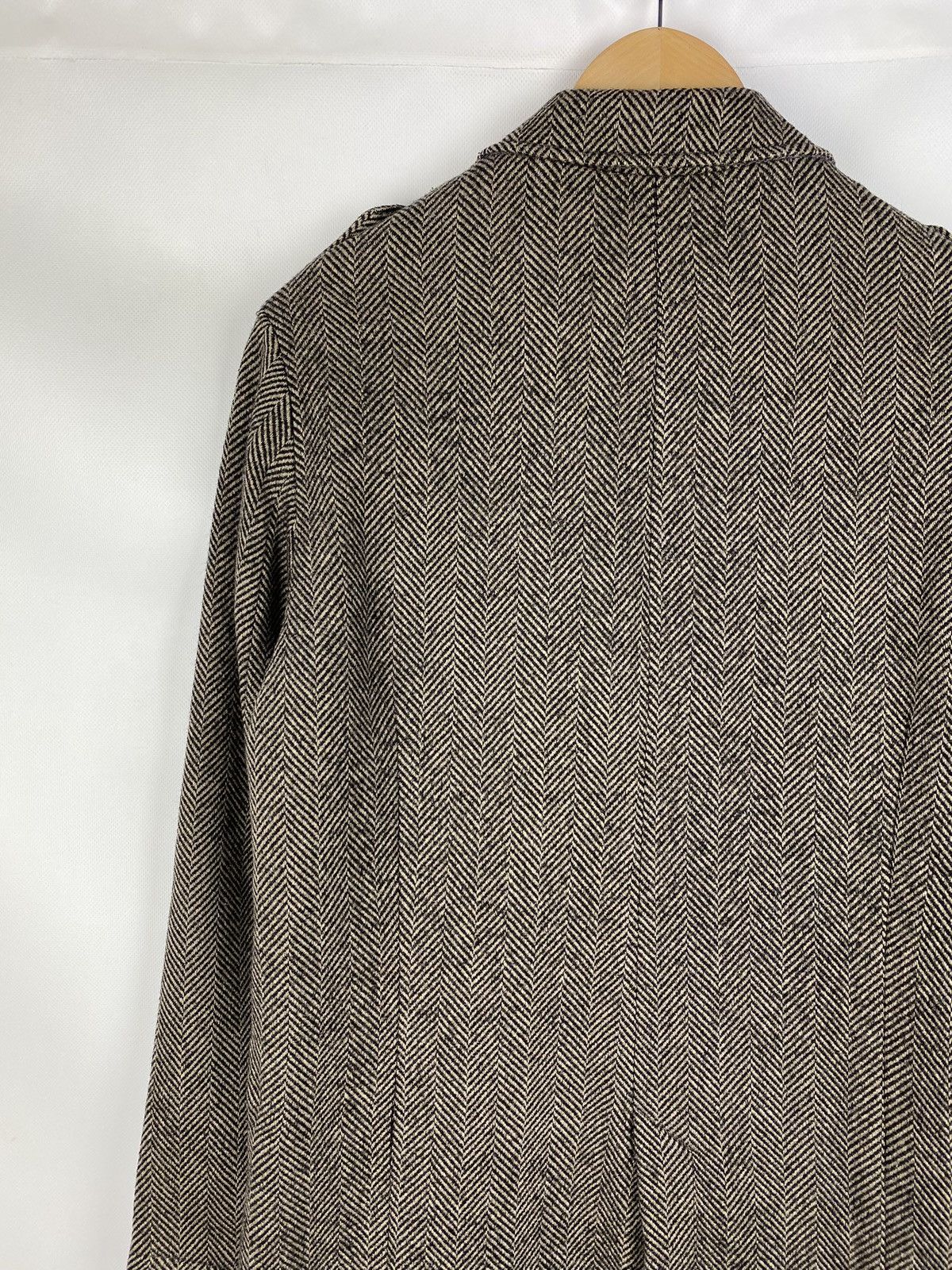 Hugo Boss Hugo Boss men’s wool herringbone coat jacket Size US M / EU 48-50 / 2 - 16 Thumbnail