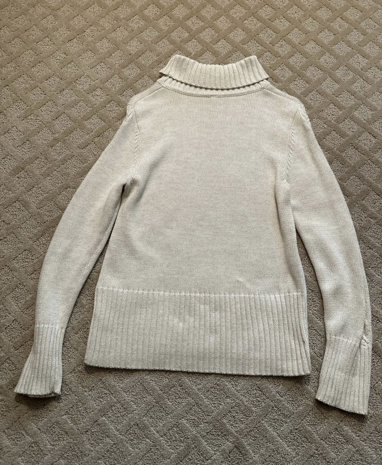 High Sierra High Sierra Womens Beige Turtleneck Size L / US 10 / IT 46 - 4 Thumbnail