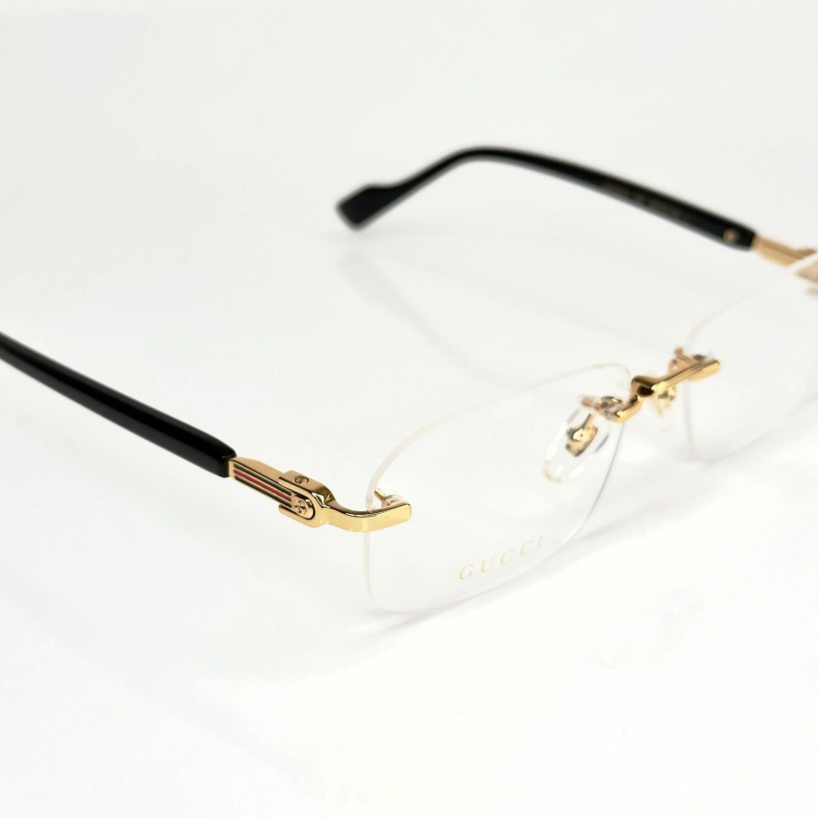 Gucci GUCCI GG1221O 1221 Black Classic Narrow Eyeglasses 001 Size ONE SIZE - 8 Thumbnail