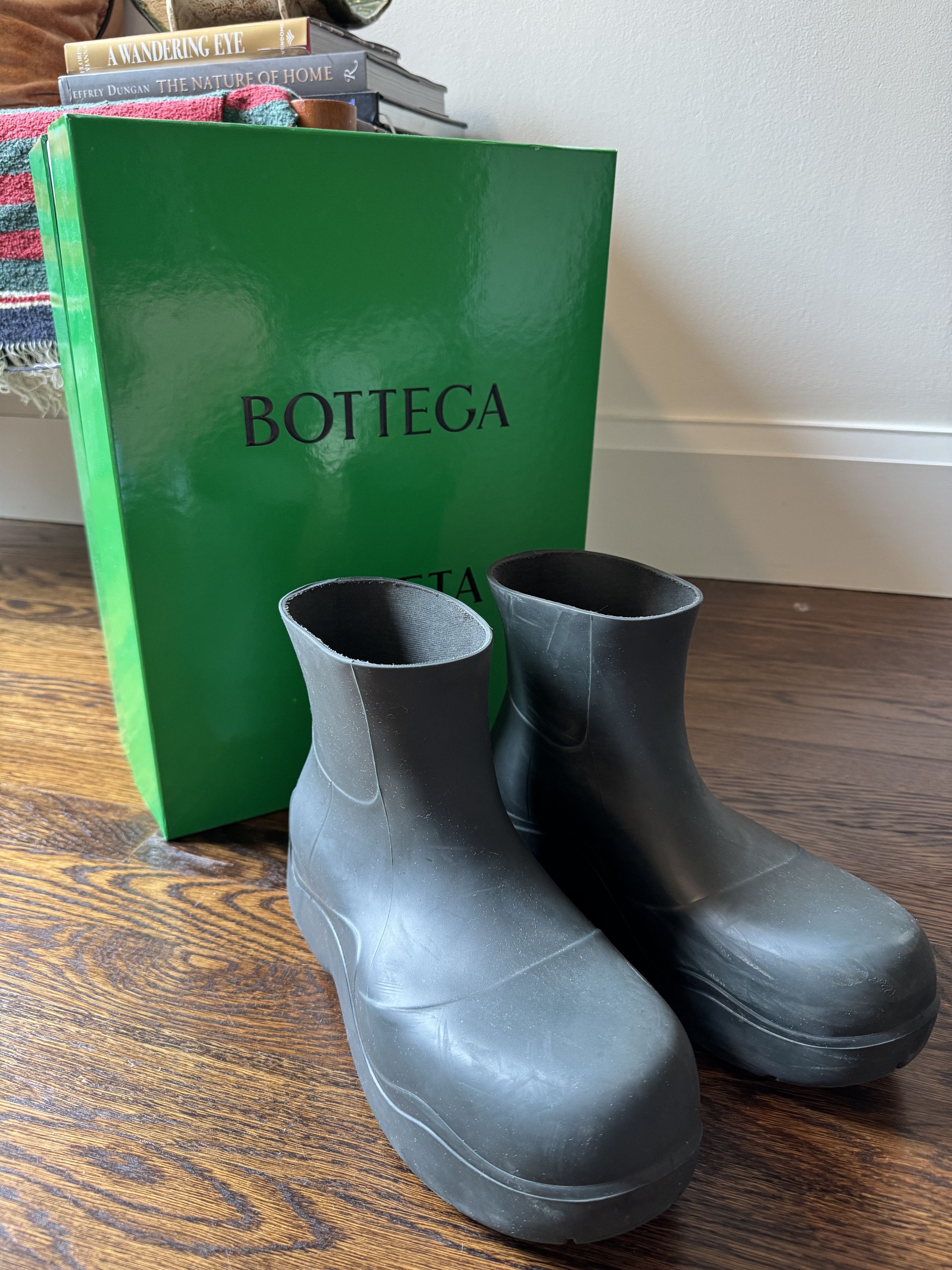 BOTTEGA VENETA PUDDLE BOOTS 41 黒 Bottega Puddle Boots | Grailed