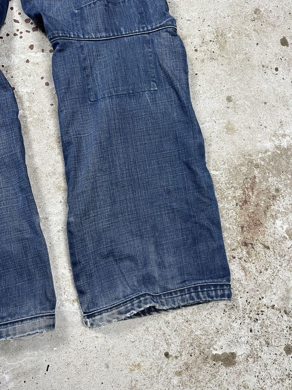 G-Star × Vintage Vintage Y2K G Star Raw Fire Elwood Distressed Denim Pants Size US 34 / EU 50 - 10 Thumbnail