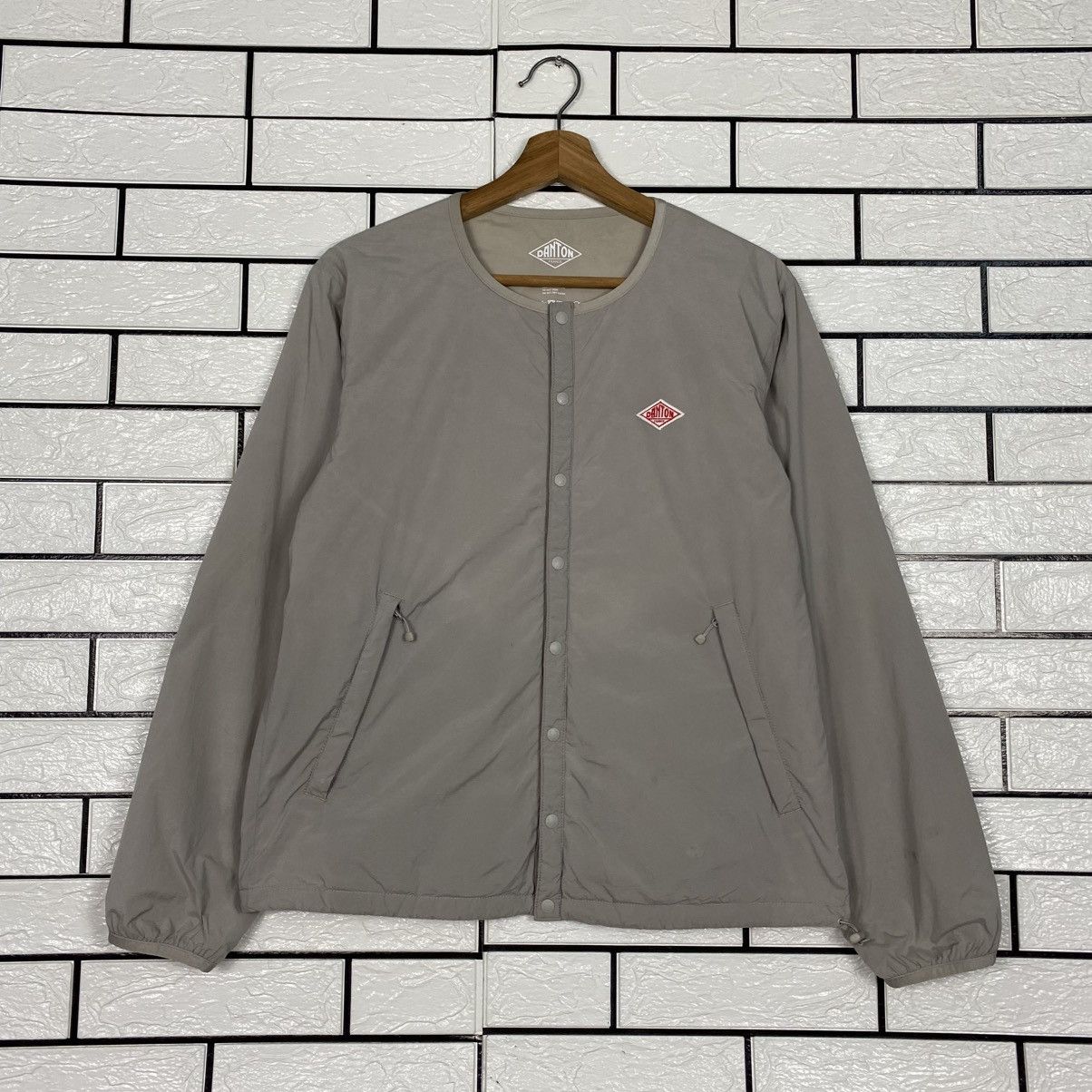 Japanese Brand Vintage Snap Button Bomber Jacket Danton Size US M / EU 48-50 / 2 - 2 Thumbnail
