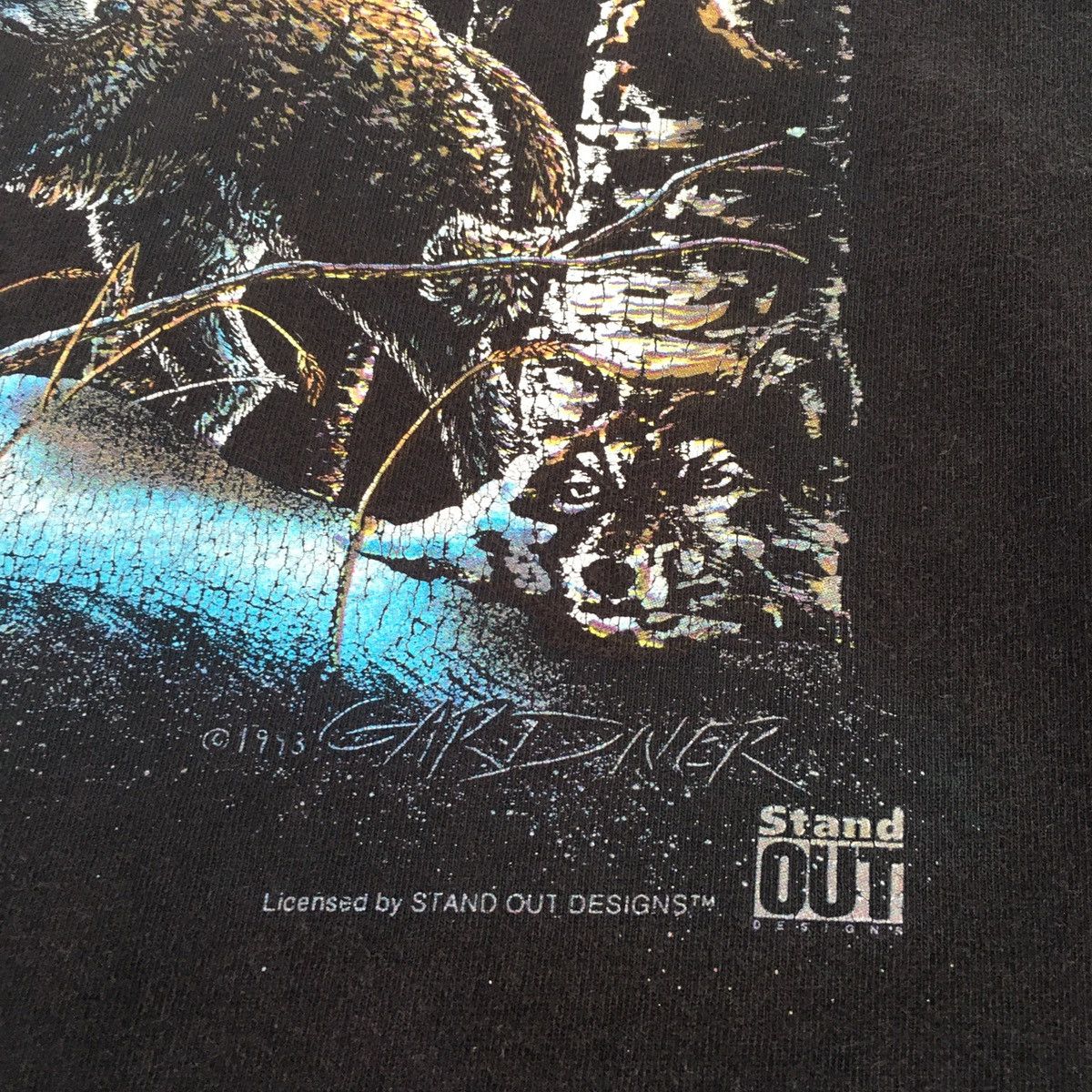Fox Racing × Habitat Vintage 93 Animal Tee By Stand Out Designs Size US L / EU 52-54 / 3 - 3 Thumbnail