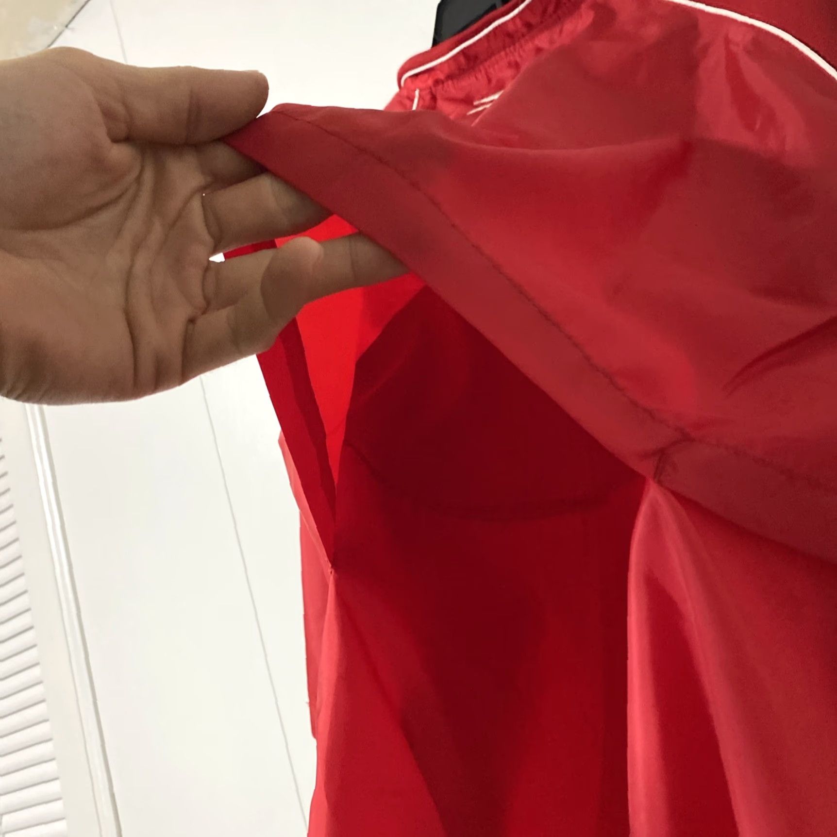 Mizuno Mizuno Windbreaker Shirt Mens L Red Short Sleeve 1/4 Zip Pullover Activewear Sports Shirt Size US L / EU 52-54 / 3 - 7 Thumbnail