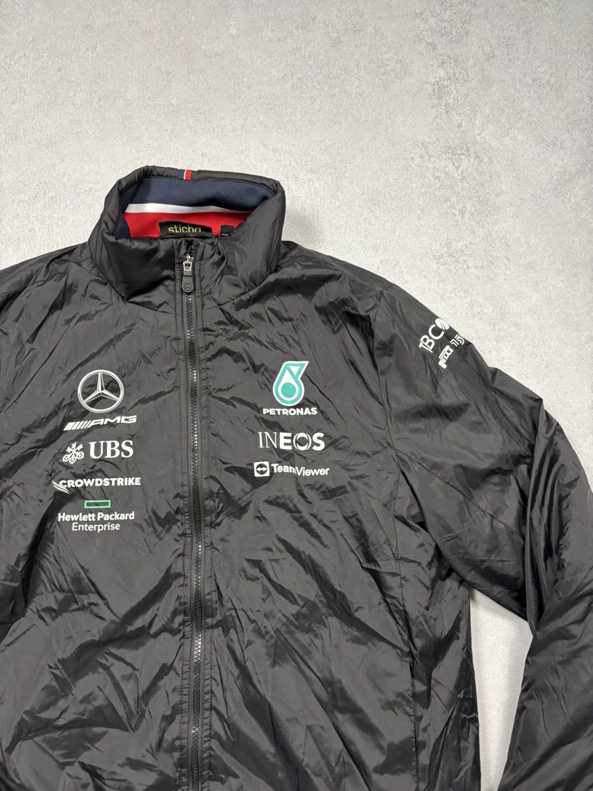 Mercedes-Benz Mercedes AMG Petronas F1 Team Jacket Black Sponsor Racing M Size US M / EU 48-50 / 2 - 3 Thumbnail