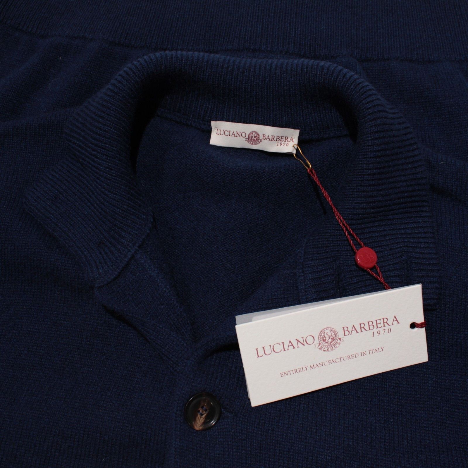 Luciano Barbera Luciano Barbera Sweater Size US M in Blue Size US M / EU 48-50 / 2 - 1 Thumbnail