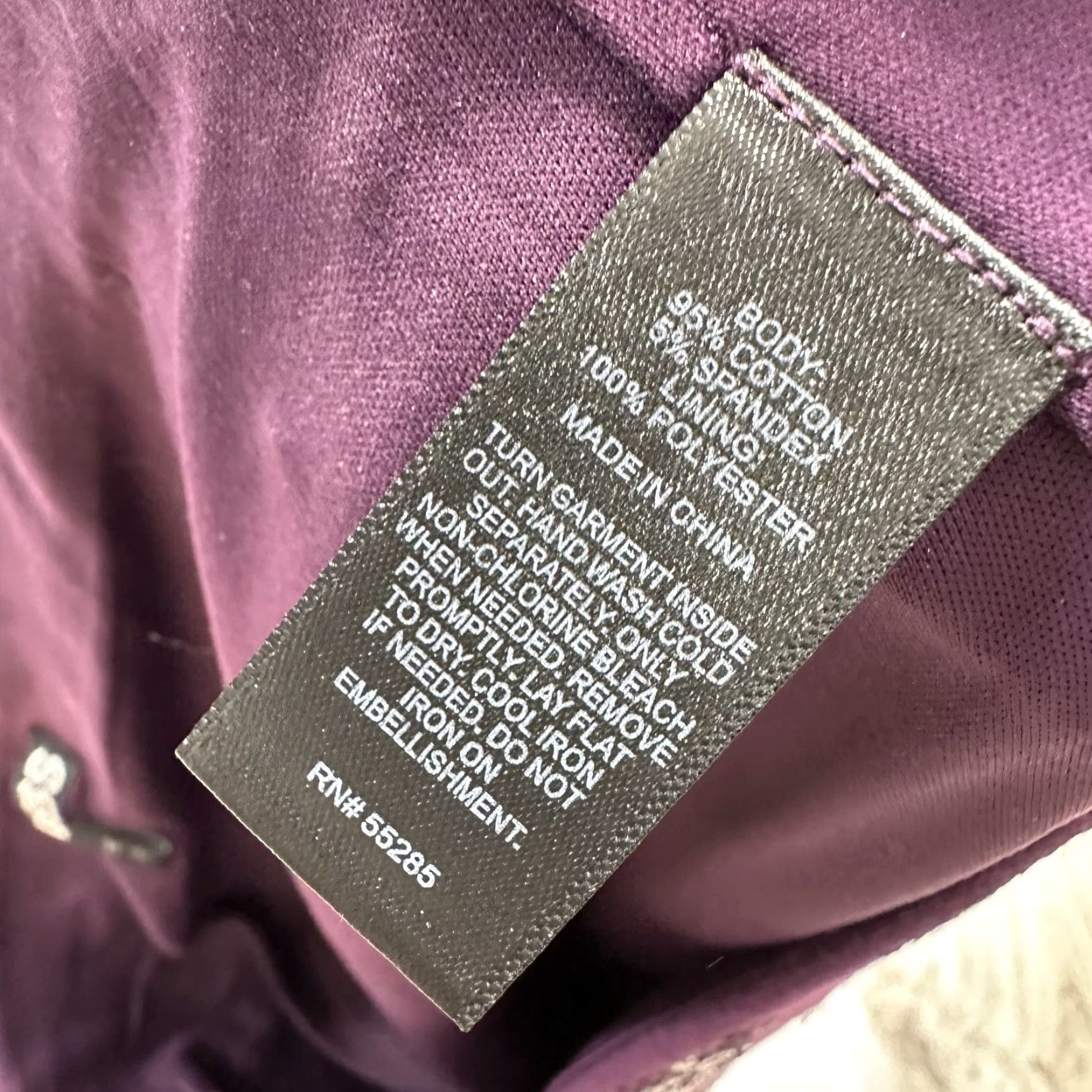 Express Express Women's Purple Sequined Mini Skirt Cotton Lined Sz S Mini Skirt, Express, Purple, Sequin, Cotton, Lined, Women’s, Size S Size 28" / US 6 / IT 42 - 5 Thumbnail