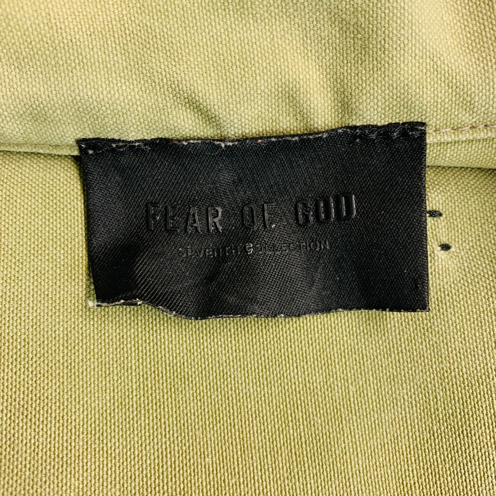 Fear of God FEAR OF GOD Size L Khaki Cotton Jacket Size US L / EU 52-54 / 3 - 7 Thumbnail
