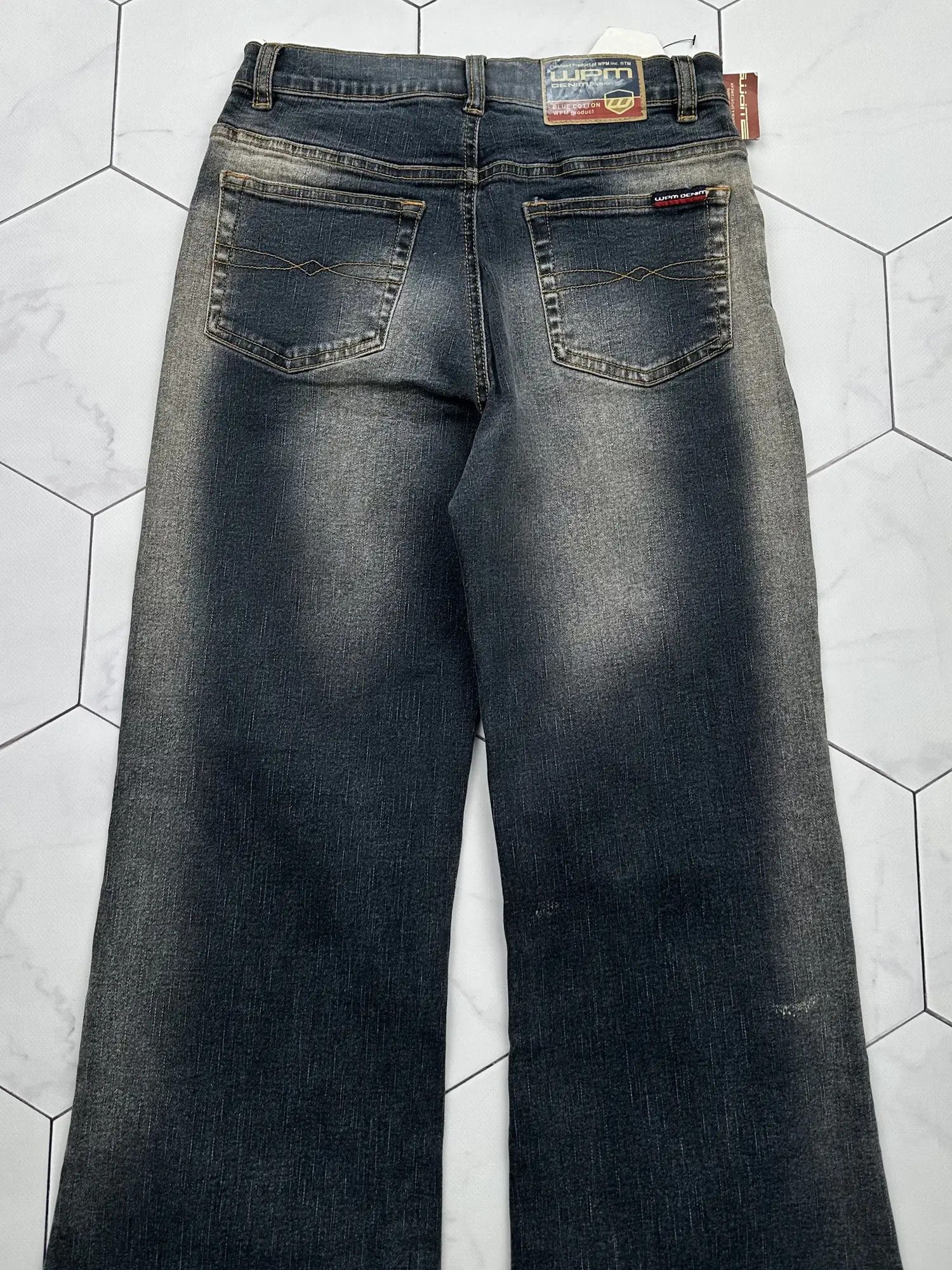 Japanese Brand Vintage Faded Flare Jeans (B602)E2 Size 25" / US 0 / IT 36 - 5 Thumbnail