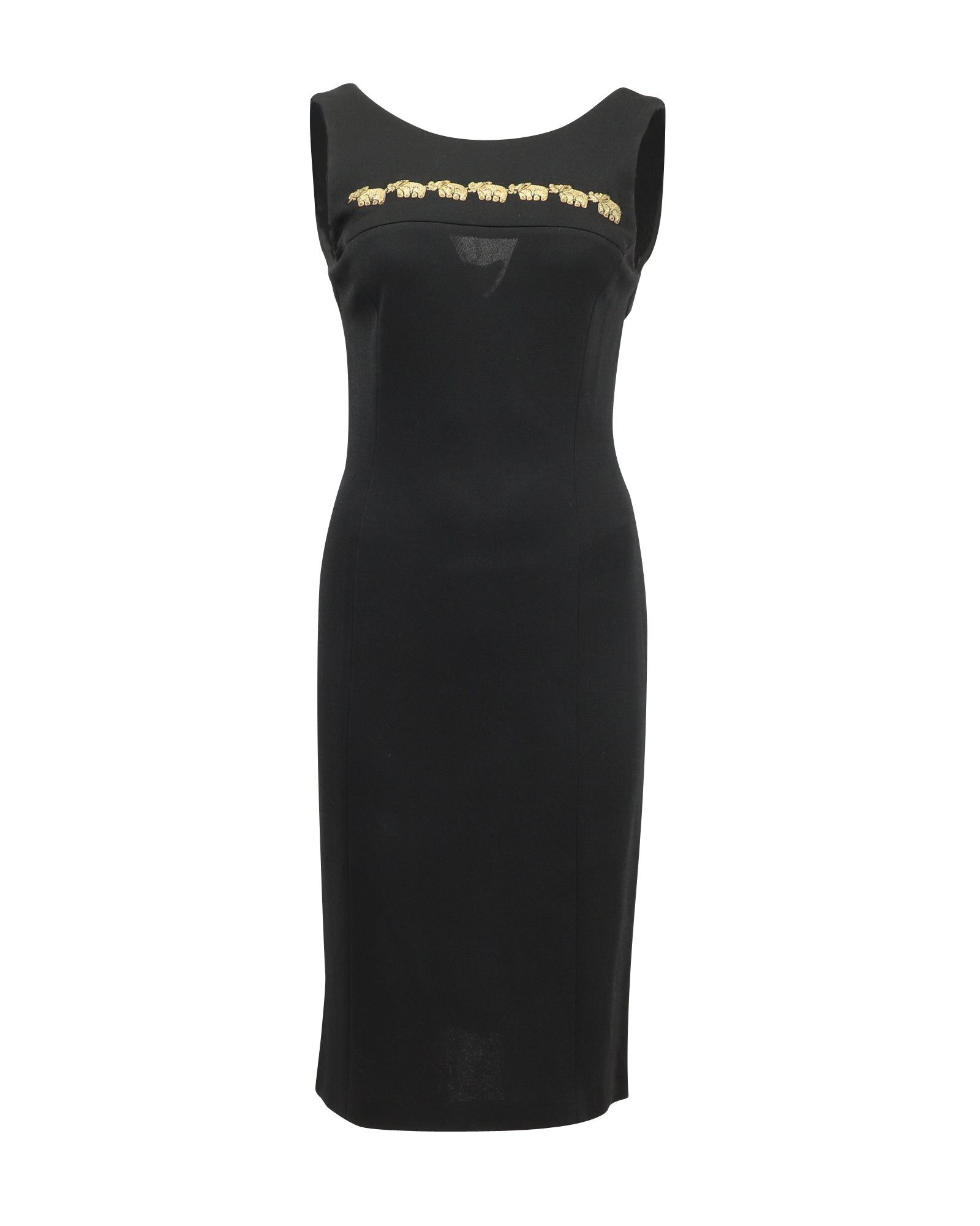 Escada Escada by Margaretha Ley Sleeveless Elephant Embroidered Dre Size S / US 4 / IT 40 - 1 Thumbnail