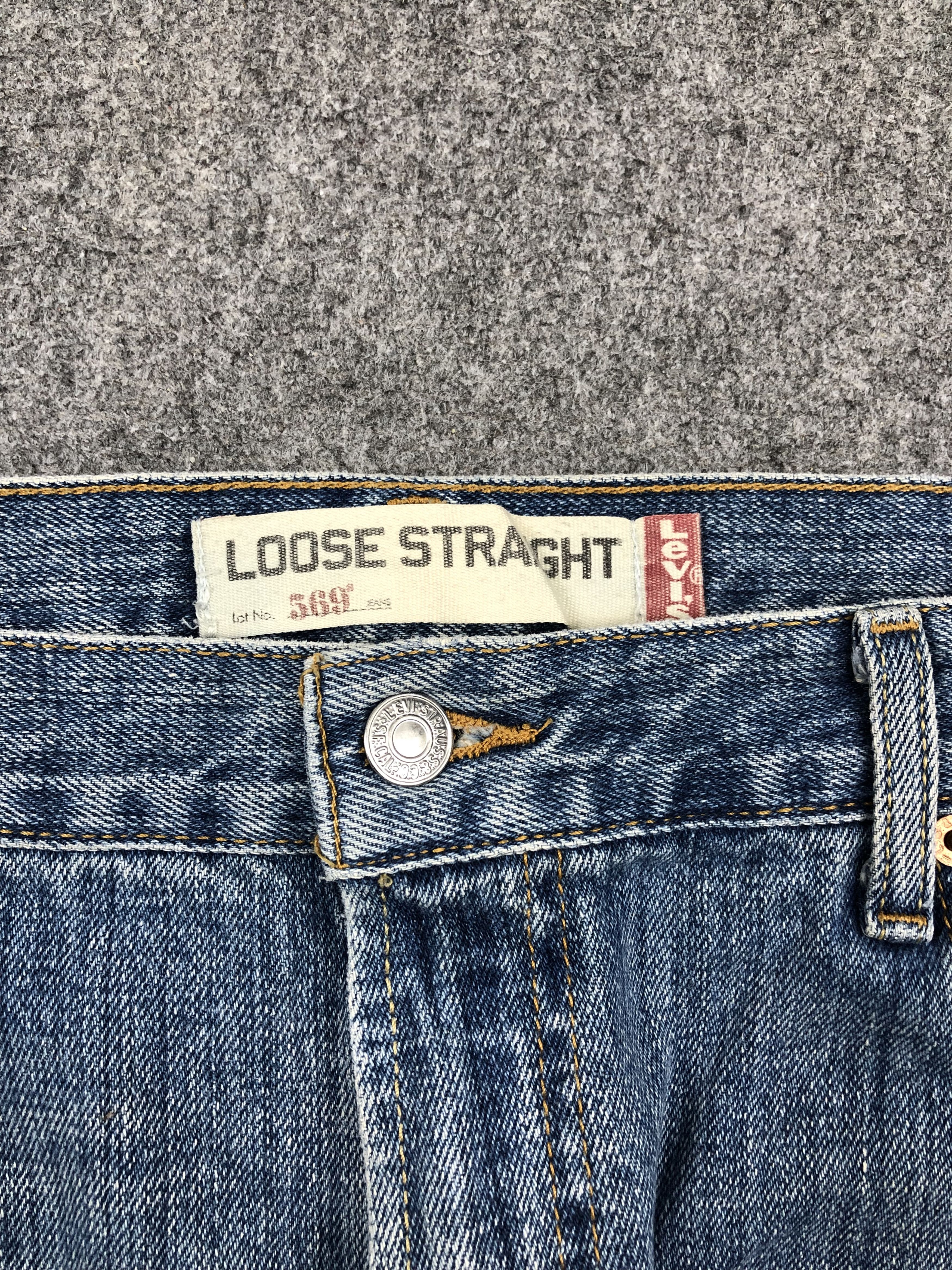 Levi's Vintage Levis 569 Faded Blue Jeans DP1610 Size US 40 / EU 56 - 5 Thumbnail