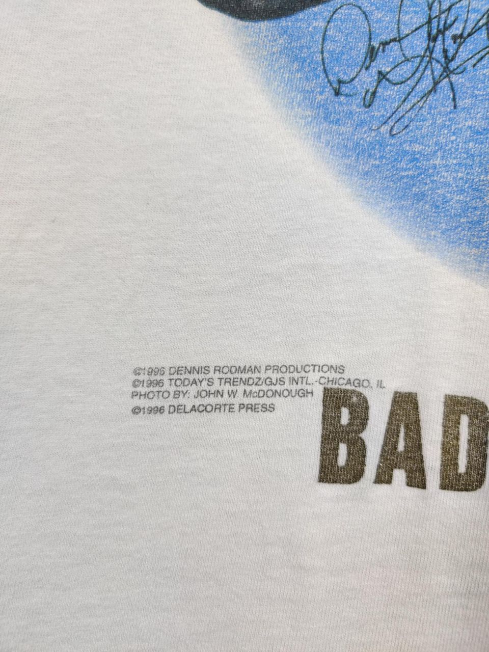 NBA Vintage 90s Dennis Rodman Bad As i Wanna Be Tee Tshirt Size US M / EU 48-50 / 2 - 7 Thumbnail
