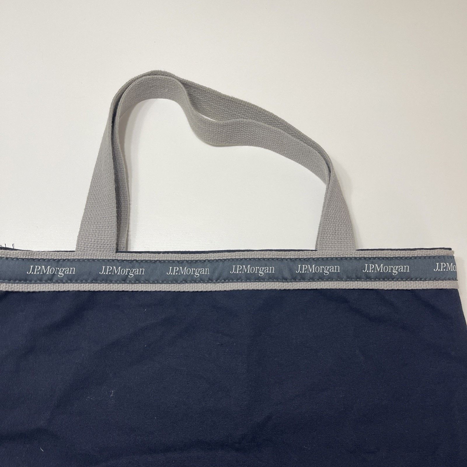 Vintage Morgan Stanley Investment Canvas Tote 17” x 14" Bag Canvas Size ONE SIZE - 5 Thumbnail