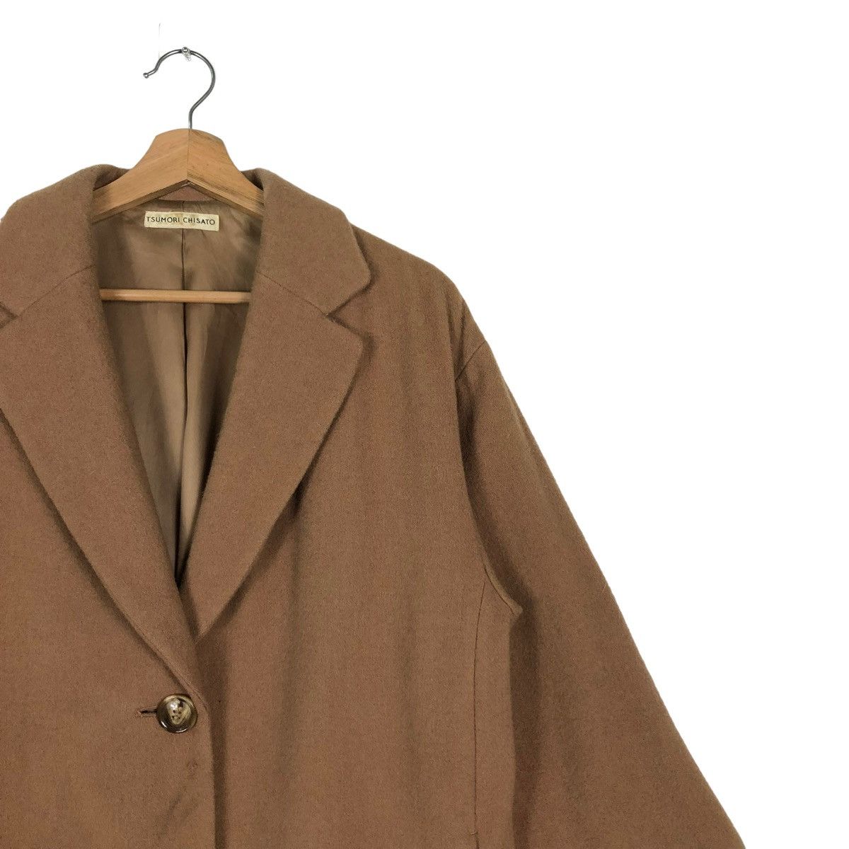 Issey Miyake 🔥Rich Brown - Long Fly Coats Double Breast Wool Avant Garde Size US M / EU 48-50 / 2 - 4 Thumbnail
