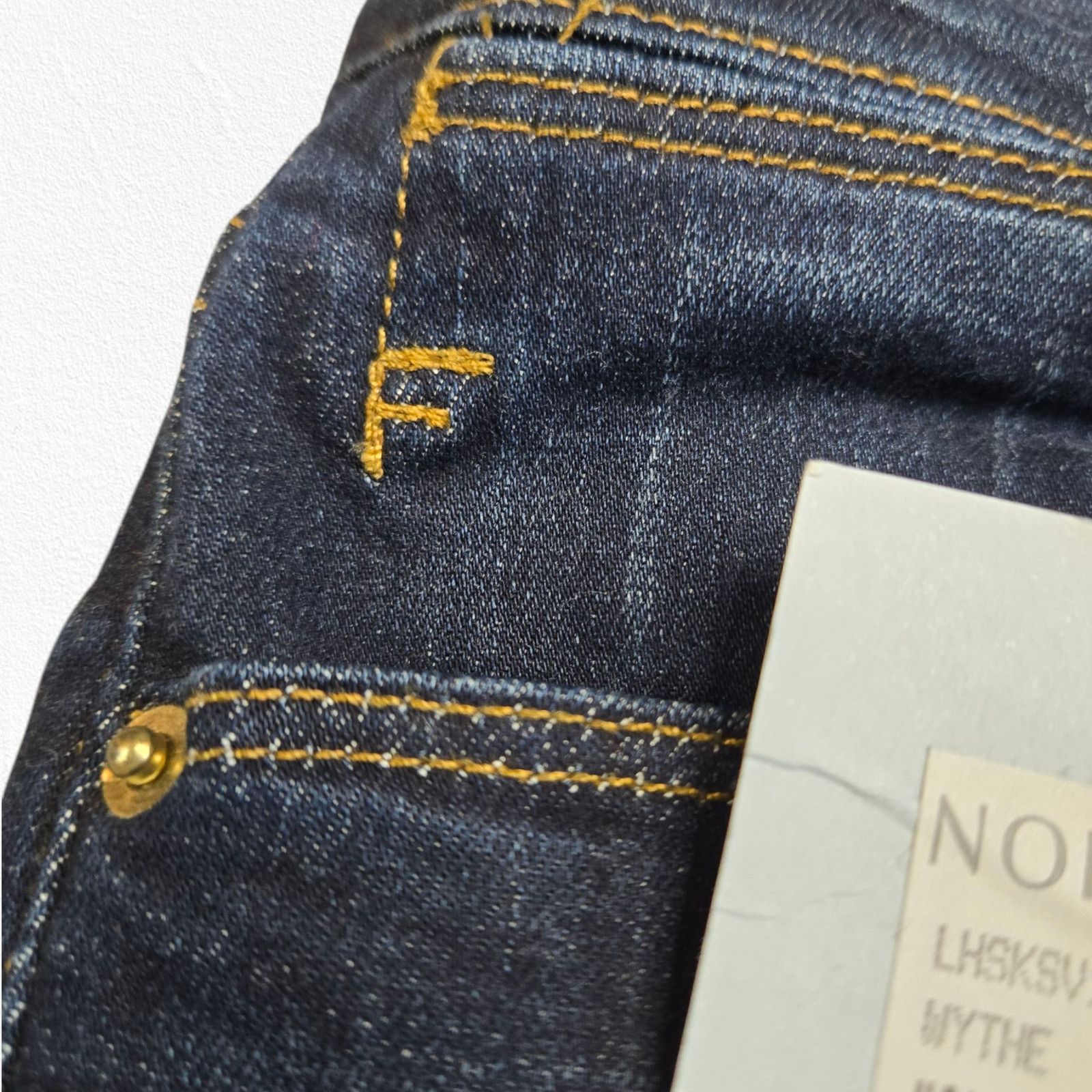 Frame FRAME Dark Wash High Waisted Le High Skinny Jeans Size 24 Size 24" / US 00 / IT 34 - 5 Thumbnail