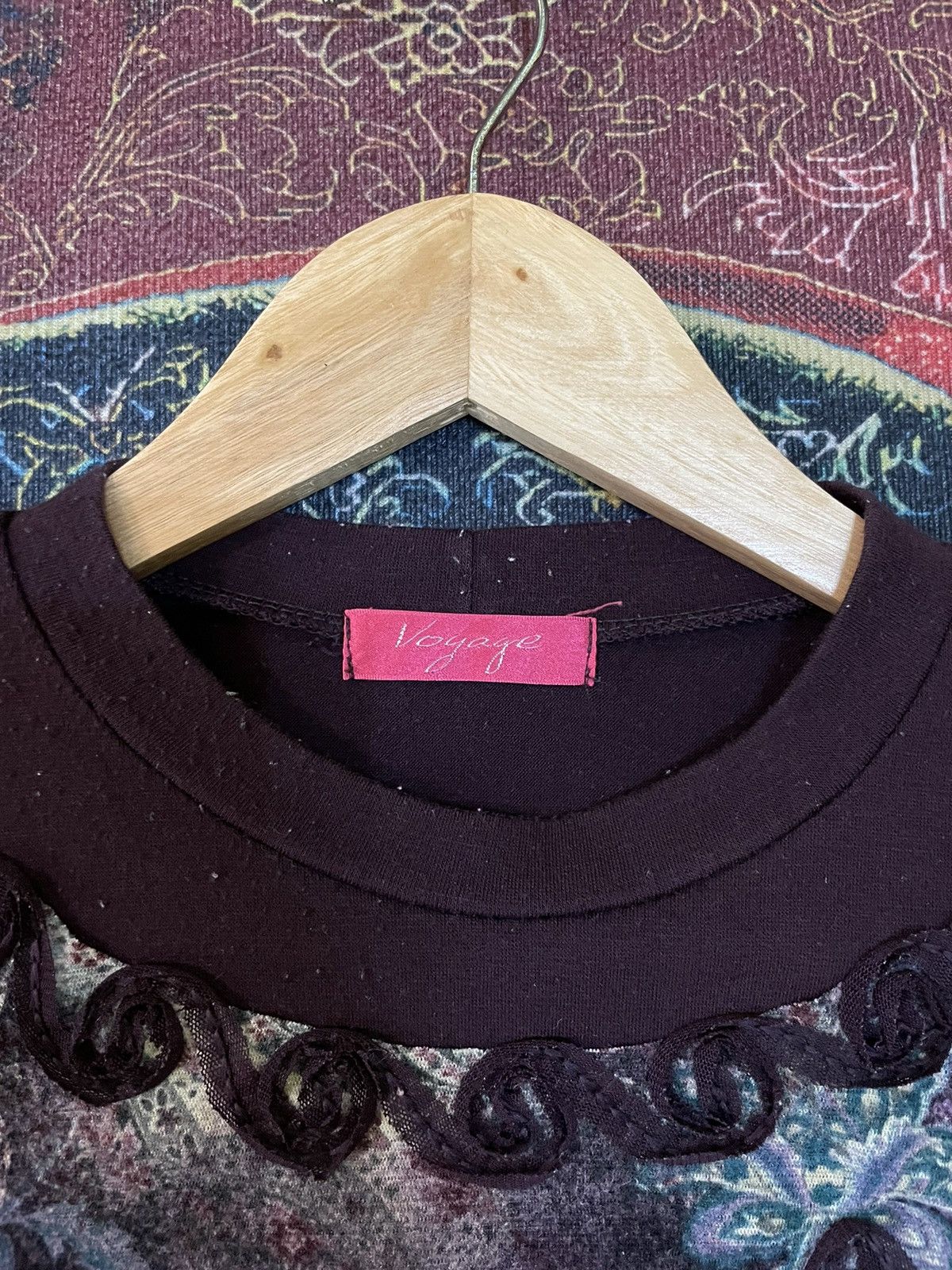 Japanese Brand Voyage long sleeve crop tops Size L / US 10 / IT 46 - 3 Thumbnail