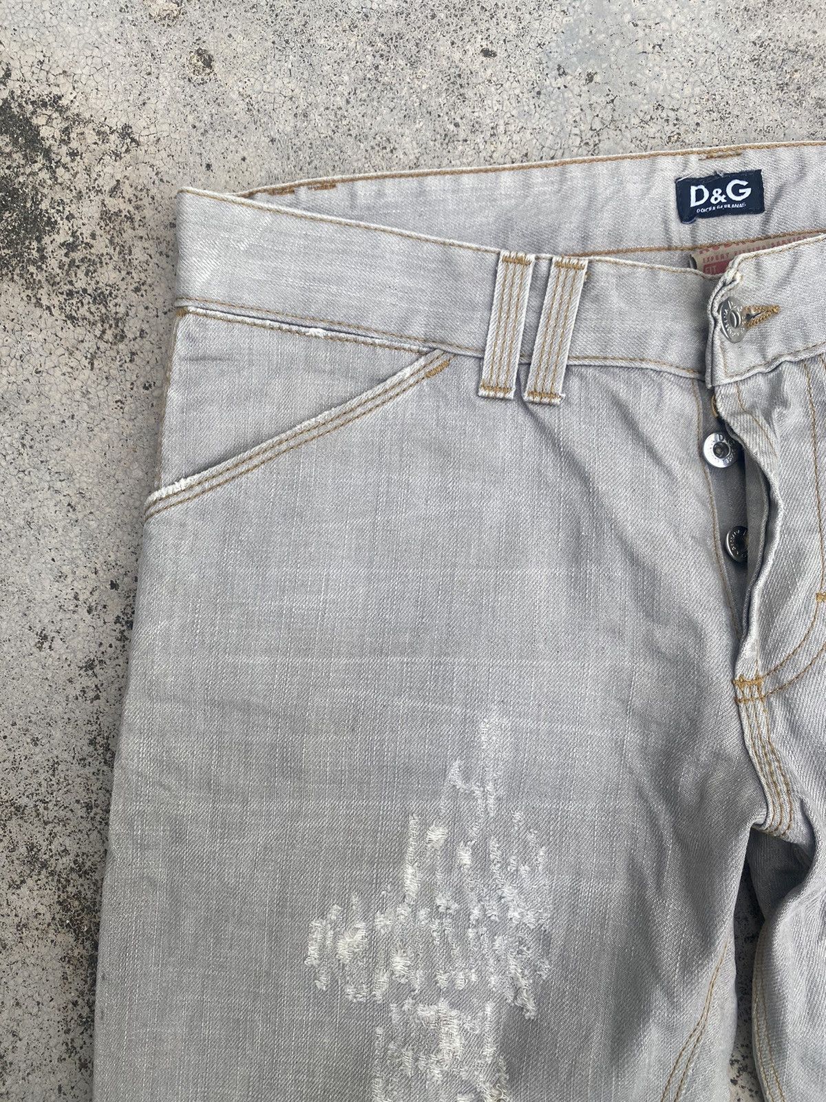 Designer × Dolce & Gabbana Dolce & Gabbana Boro Slim Fit Jeans Size US 32 / EU 48 - 9 Thumbnail