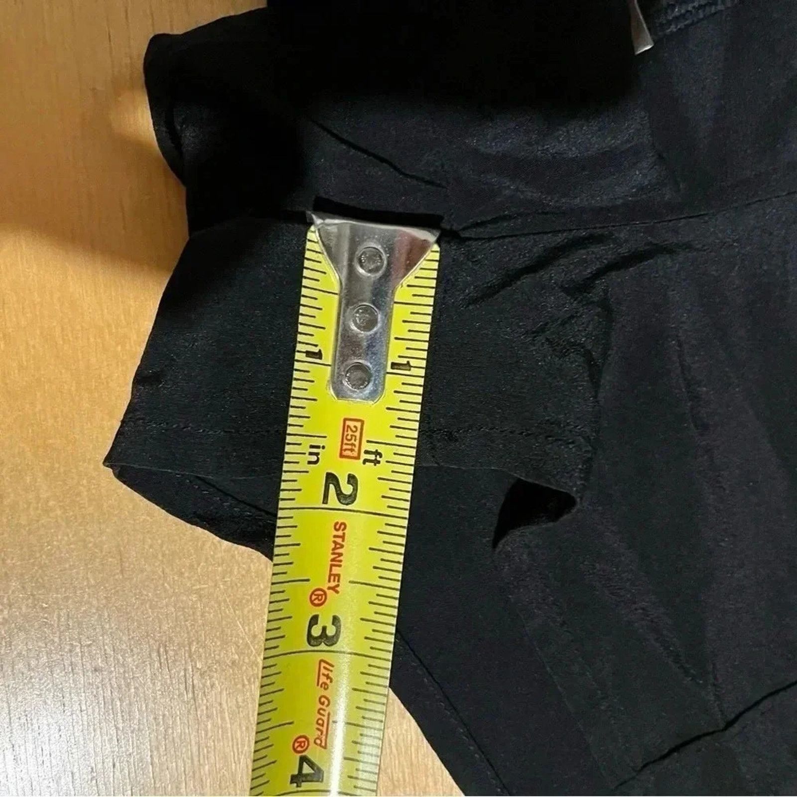 Other David Lerner 100% Silk Drawstring Black Shorts Size Small Size 26" / US 2 / IT 38 - 8 Thumbnail