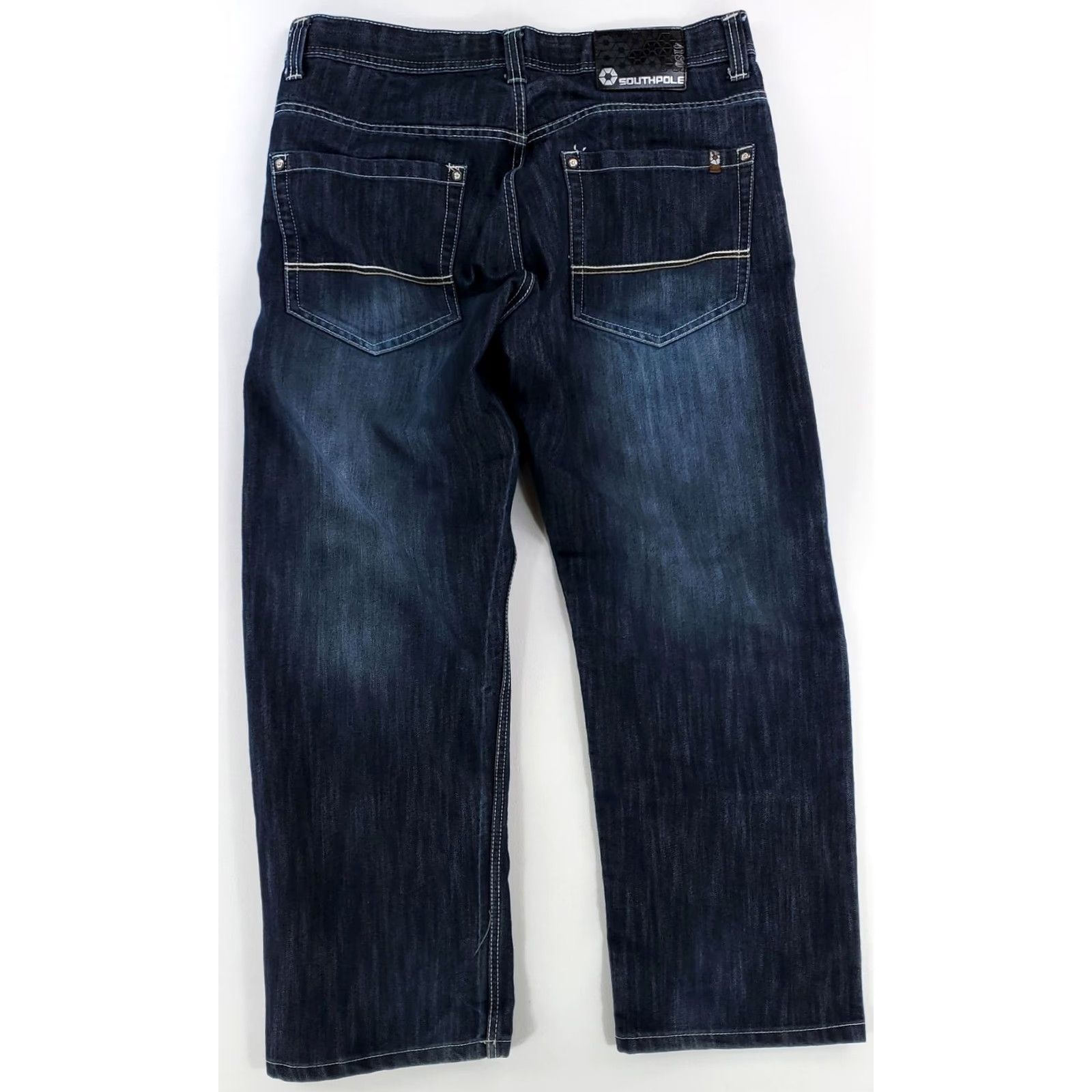 Southpole VINTAGE Southpole Jeans Baggy 36 Mens 36x30 Blue Wide-Leg Y2K Size US 36 / EU 52 - 3 Thumbnail