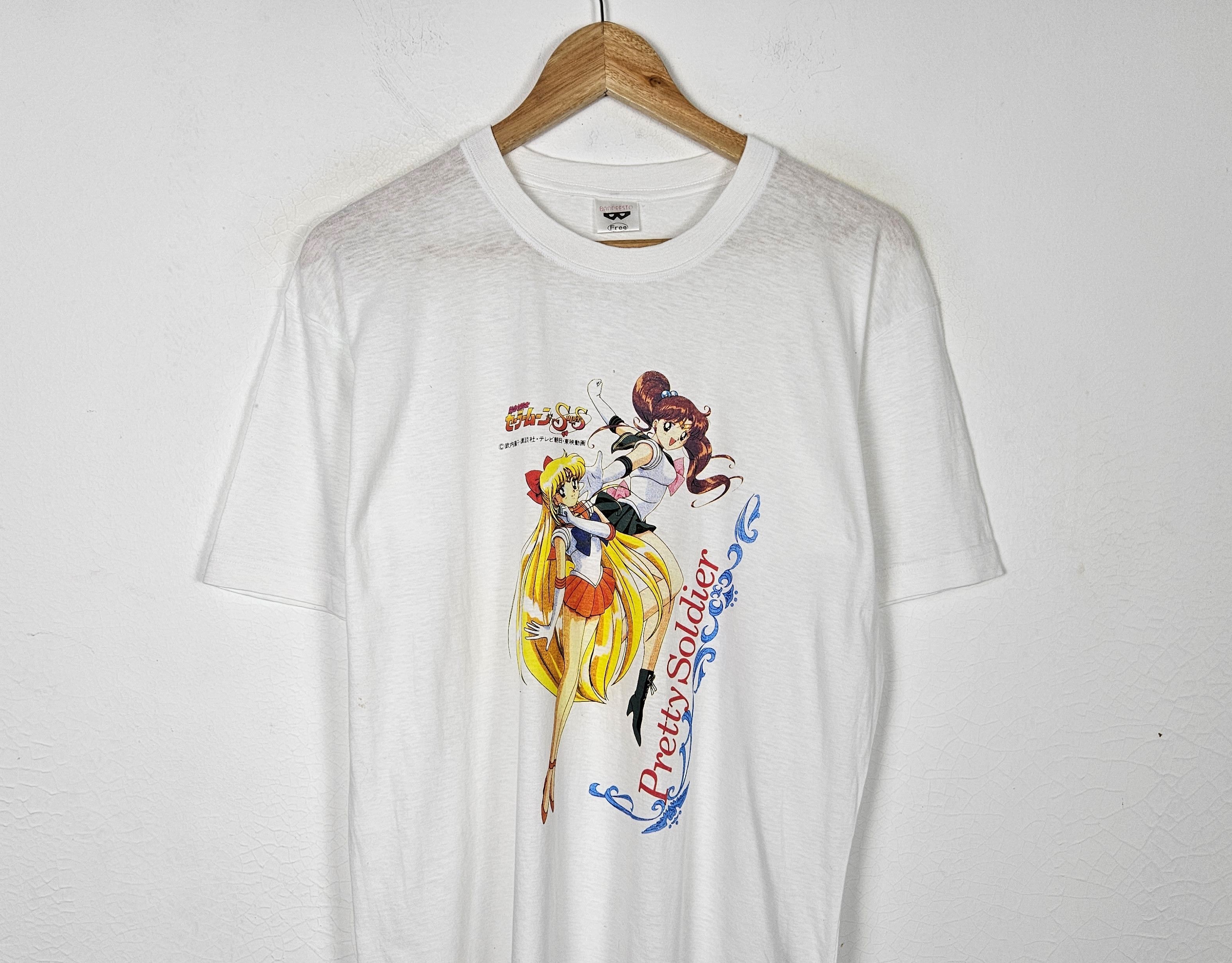 Cartoon Network × Vintage Vintage 90s Sailormoon Pretty Soldier Anime Japan Shirt Size US L / EU 52-54 / 3 - 2 Thumbnail