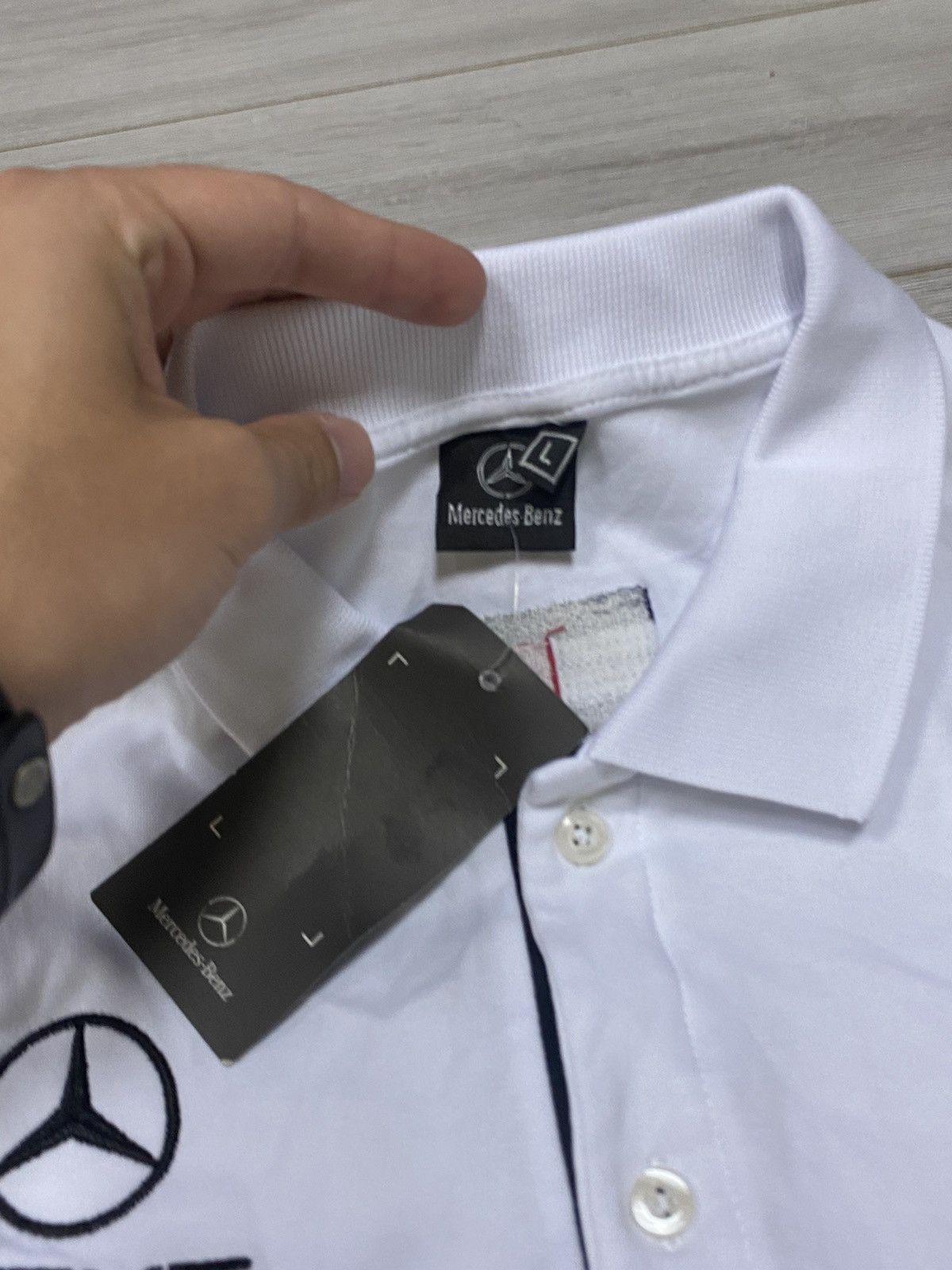 Mercedes-Benz Mercedes Benz AMG Pirelli Tommy Hilfiger vintage polo Size US L / EU 52-54 / 3 - 4 Thumbnail