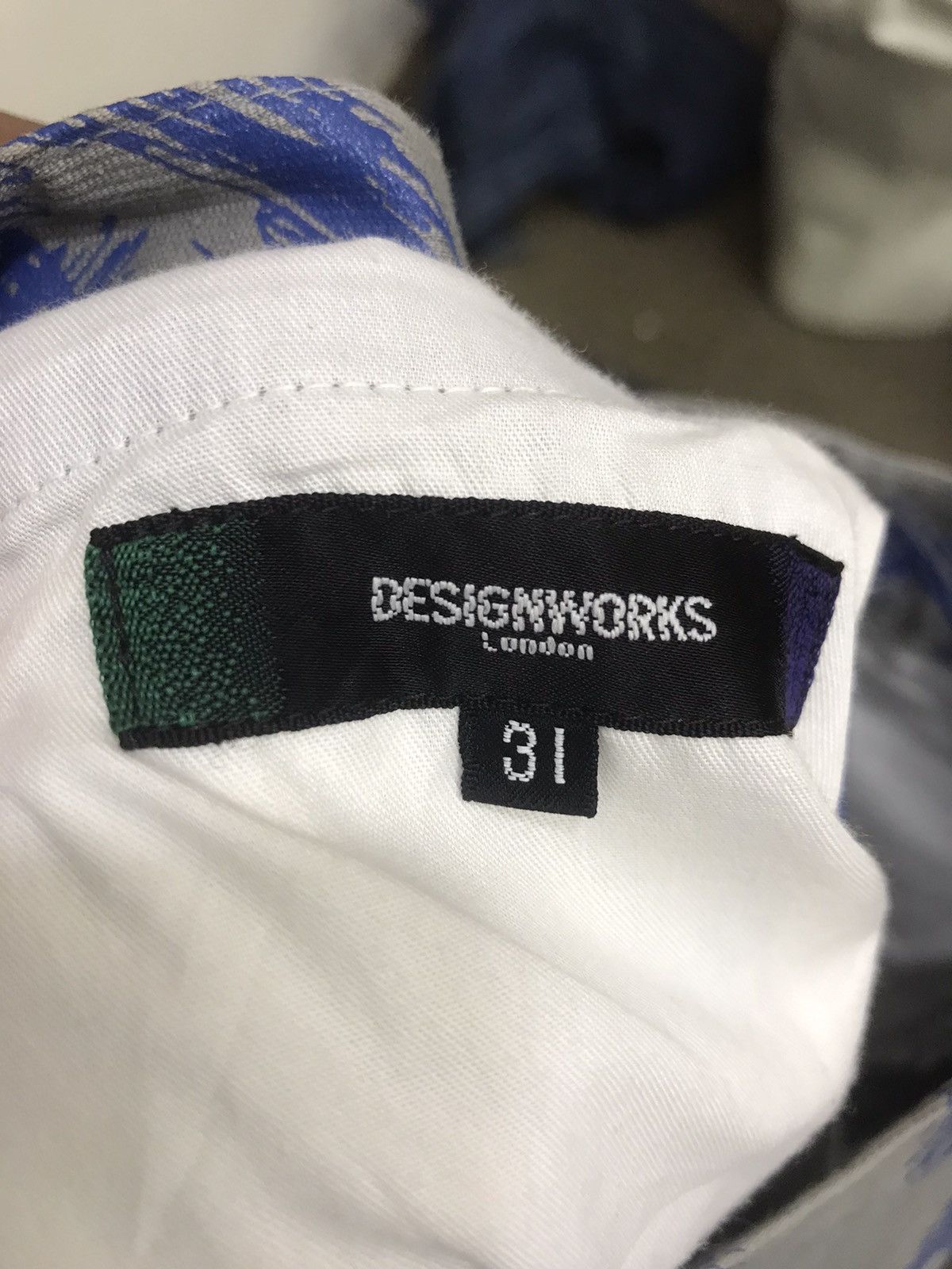 Japanese Brand DESIGNWORKS London Archival Full Print Pant Size US 31 - 9 Thumbnail