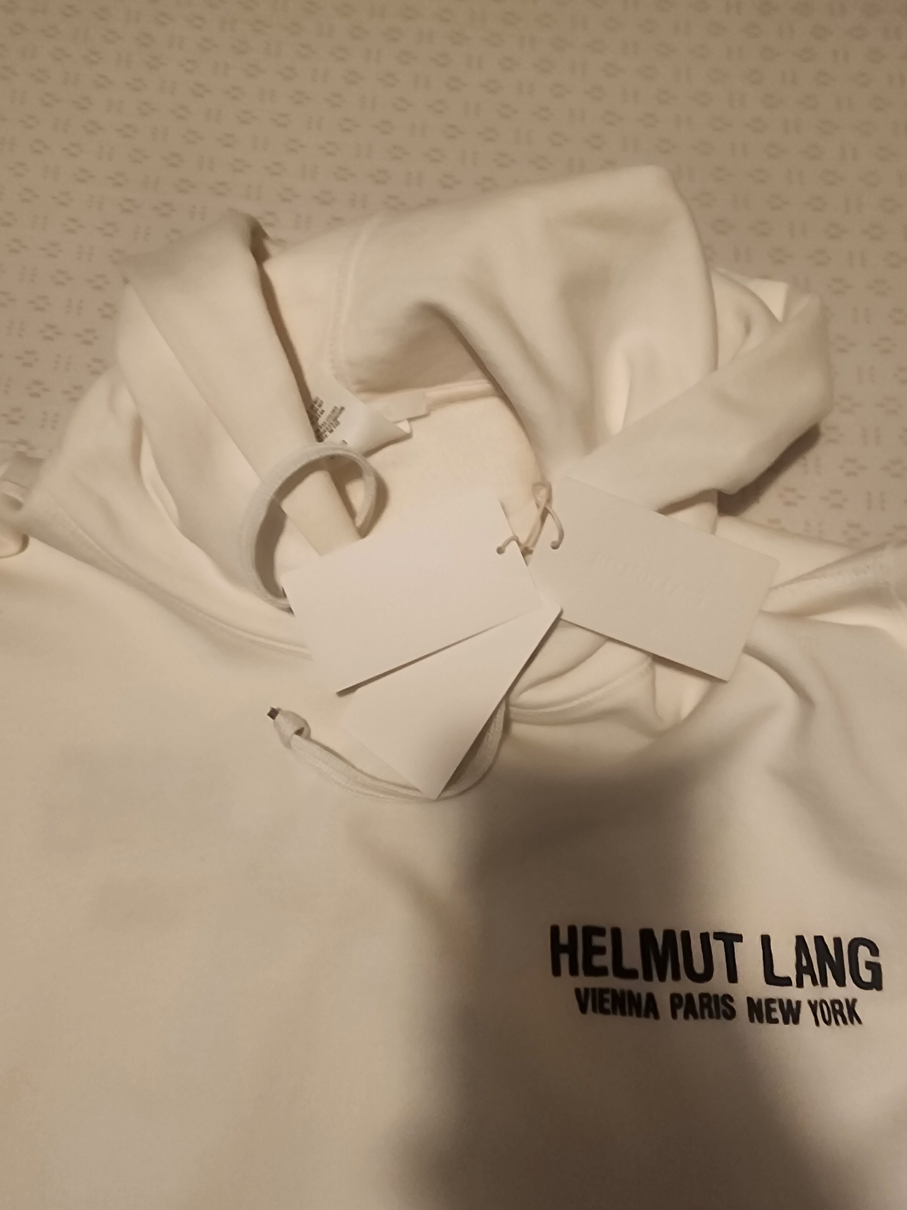Helmut Lang Helmut Lang Eagle Hoodie Men's XL White Size US XL / EU 56 / 4 - 12 Thumbnail
