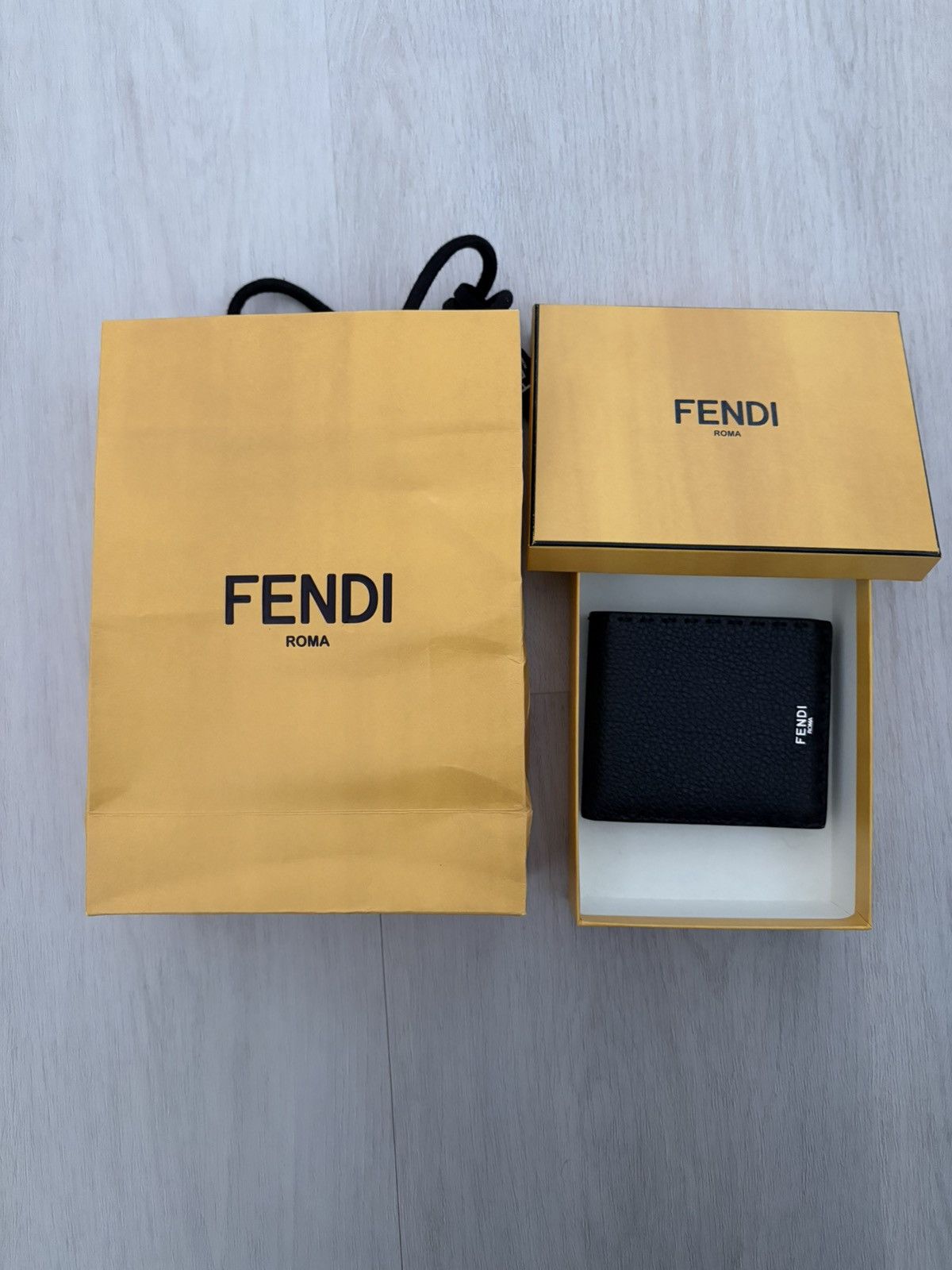 Fendi Fendi black leather wallet Size ONE SIZE - 1 Thumbnail