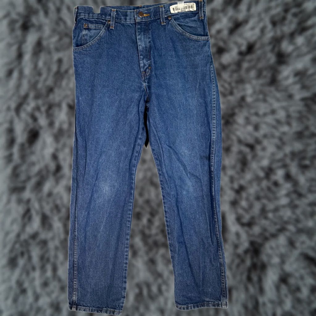 Dickies Dickies Jeans Mens Regular Fit 34x32 Blue Denim Straight Leg Work Shirt Size US 34 / EU 50 - 1 Thumbnail