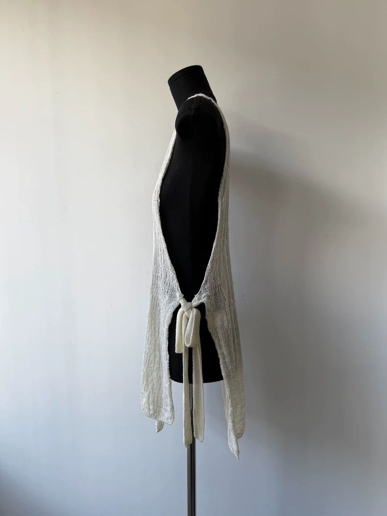 Y's Y's 2024SS Linen Streamer Sleeveless vest Size ONE SIZE - 2 Thumbnail