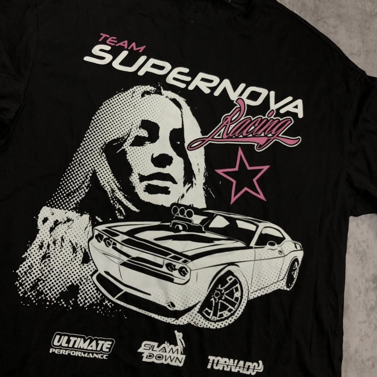 Other Black & pink graphic tee #racing #motorsport Size US L / EU 52-54 / 3 - 2 Thumbnail