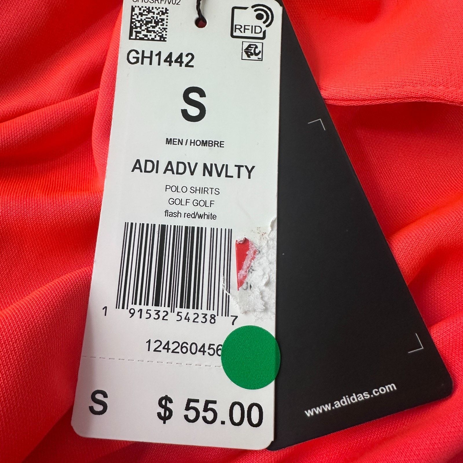 Adidas Adidas Polo Shirt Men’s Small Neon Coral Collared Golf Logo Size US S / EU 44-46 / 1 - 5 Thumbnail