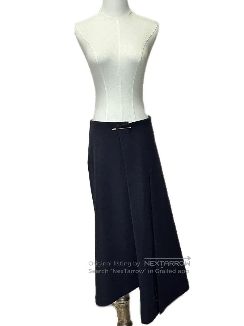 Yohji Yamamoto size 3 Black Large Pin Irregular Dress