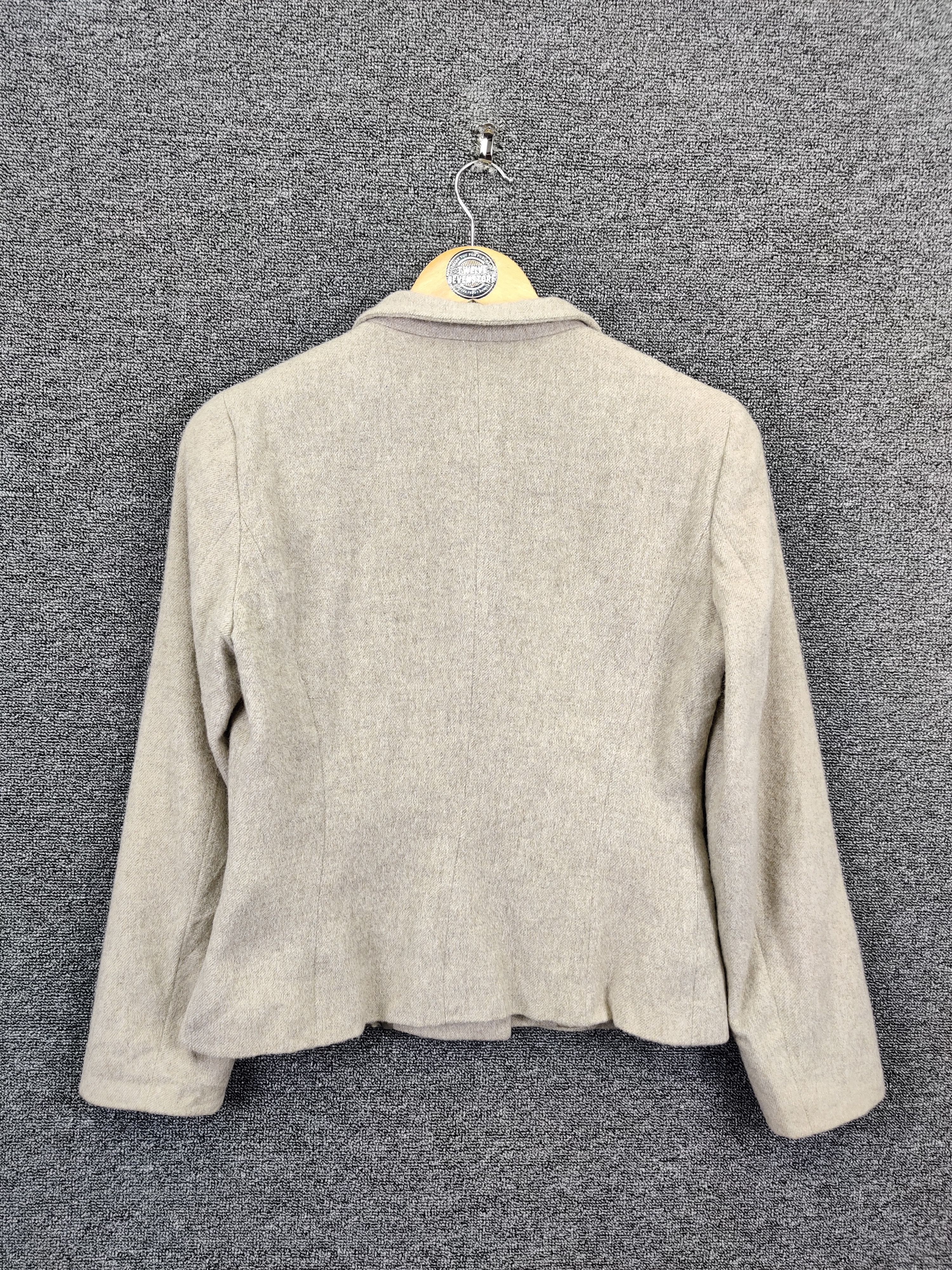 Japanese Brand Vintage Max Mara Wool Single Breasted Cropped Coat Size US S / EU 44-46 / 1 - 6 Thumbnail