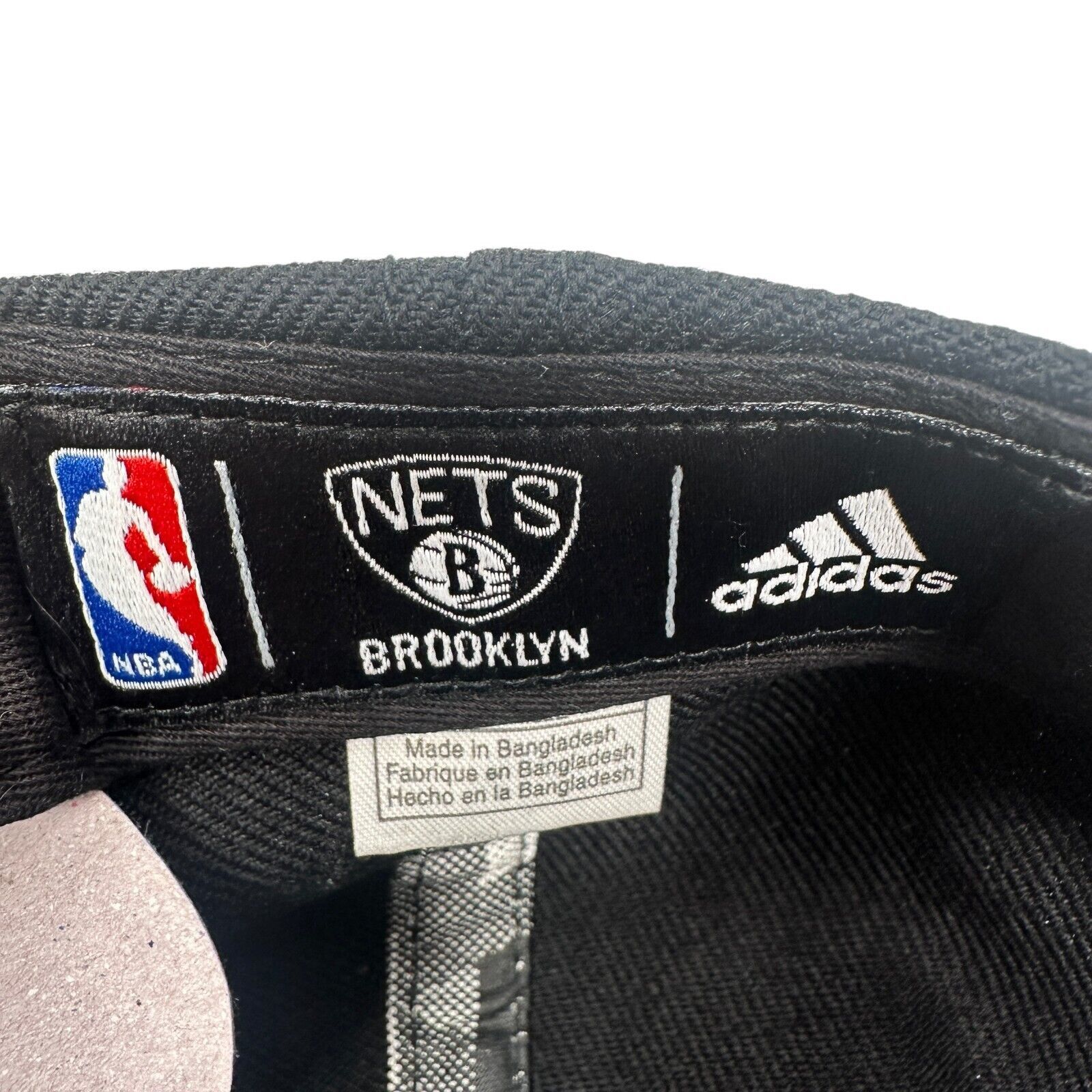 Adidas Adidas Brooklyn Nets Snapback Hat Black Gray Geometric New Size ONE SIZE - 7 Thumbnail