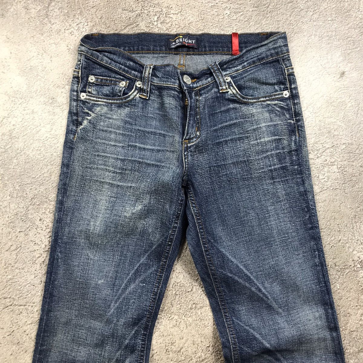 Japanese Brand vintage Faded Jeans japan distressed denim spring pants 90s Size 26" / US 2 / IT 38 - 3 Thumbnail