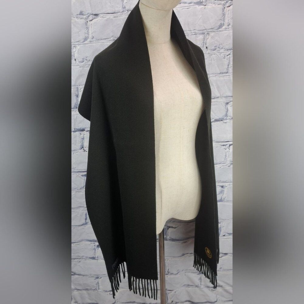 Burberry Burberry Men's Scarf Green Logo Knight Vintage Y2K 90s Lamb Size ONE SIZE - 7 Thumbnail