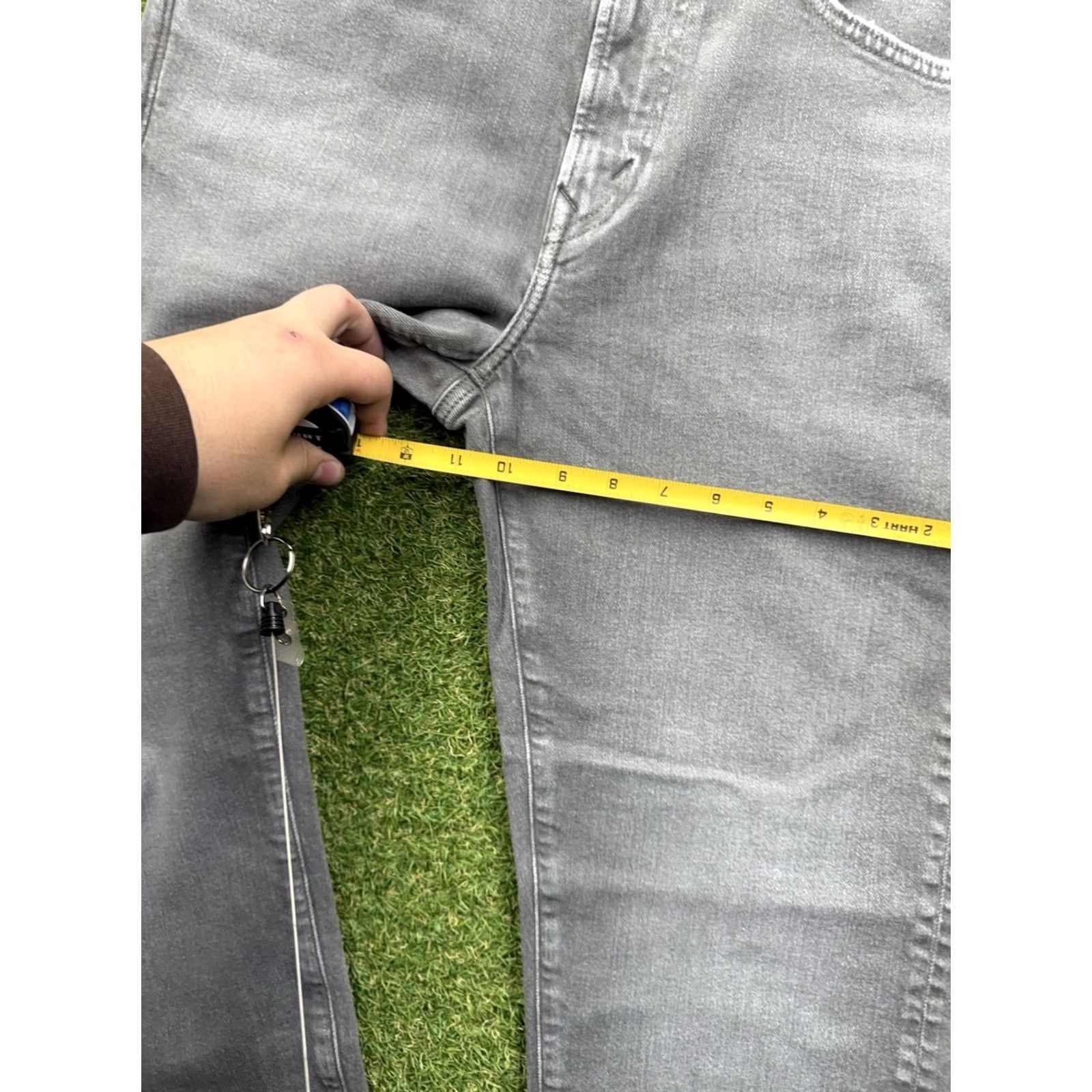 American Eagle Outfitters American Eagle Outfitters Jeans Mens 32x32 AirFlex+ Original Straight Denim Stretch New Gray 32 Regular Mens Jeans Size US 32 / EU 48 - 7 Thumbnail