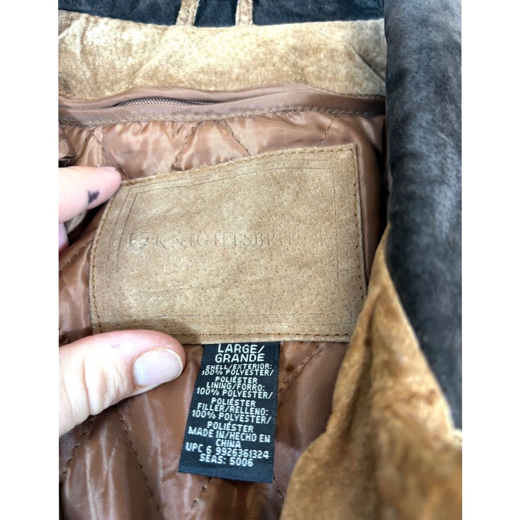Etro VINTAGE Knightsbridge Jacket Mens Large Brown Faux Suede 90s Western Retro Casual Coat Size US L / EU 52-54 / 3 - 7 Thumbnail