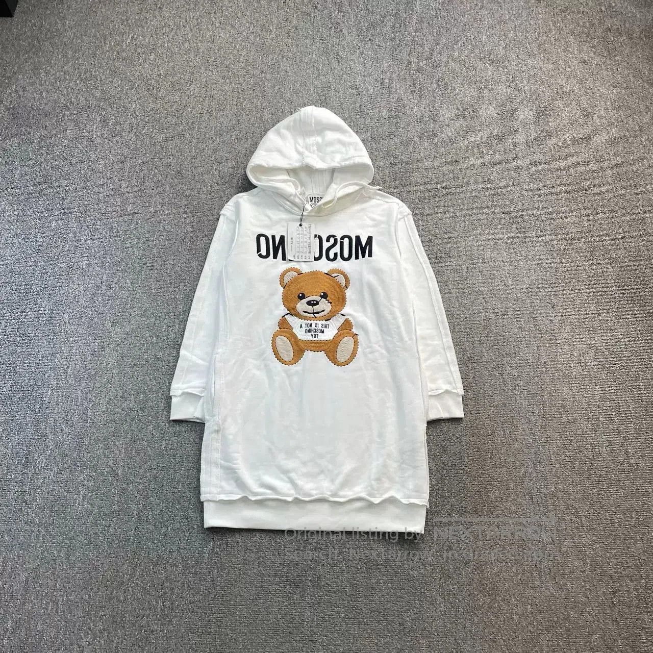 Moschino MOSCHINO Teddy Bear Long Hoodie. Size S / US 4 / IT 40 - 1 Thumbnail