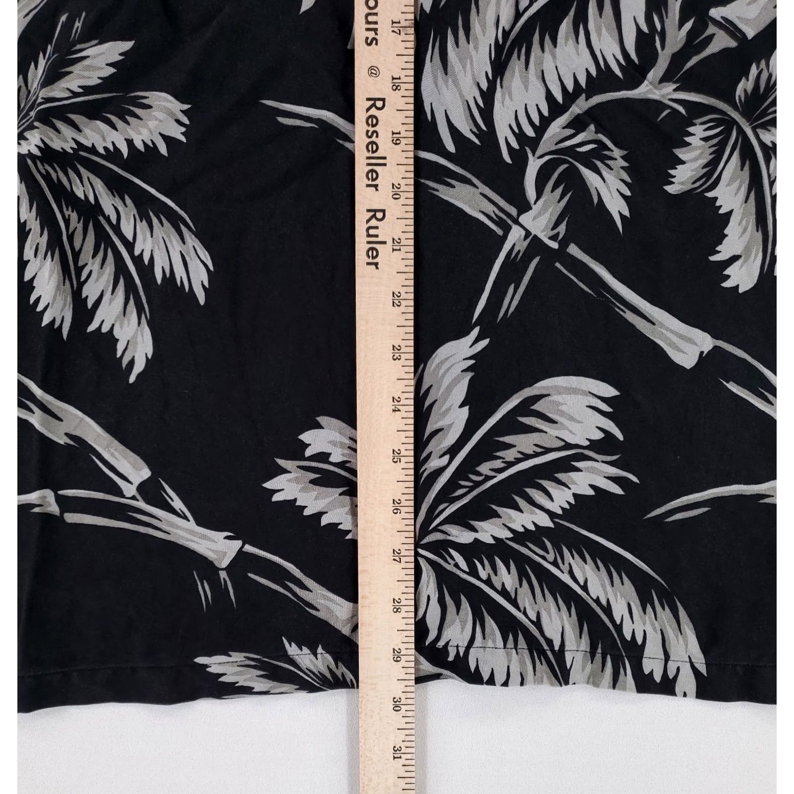 Tori Richard Tori Richard Hawaiian Shirt Silk Button-Up Short Sleeve Black Palm Trees Mens L Size US L / EU 52-54 / 3 - 5 Thumbnail