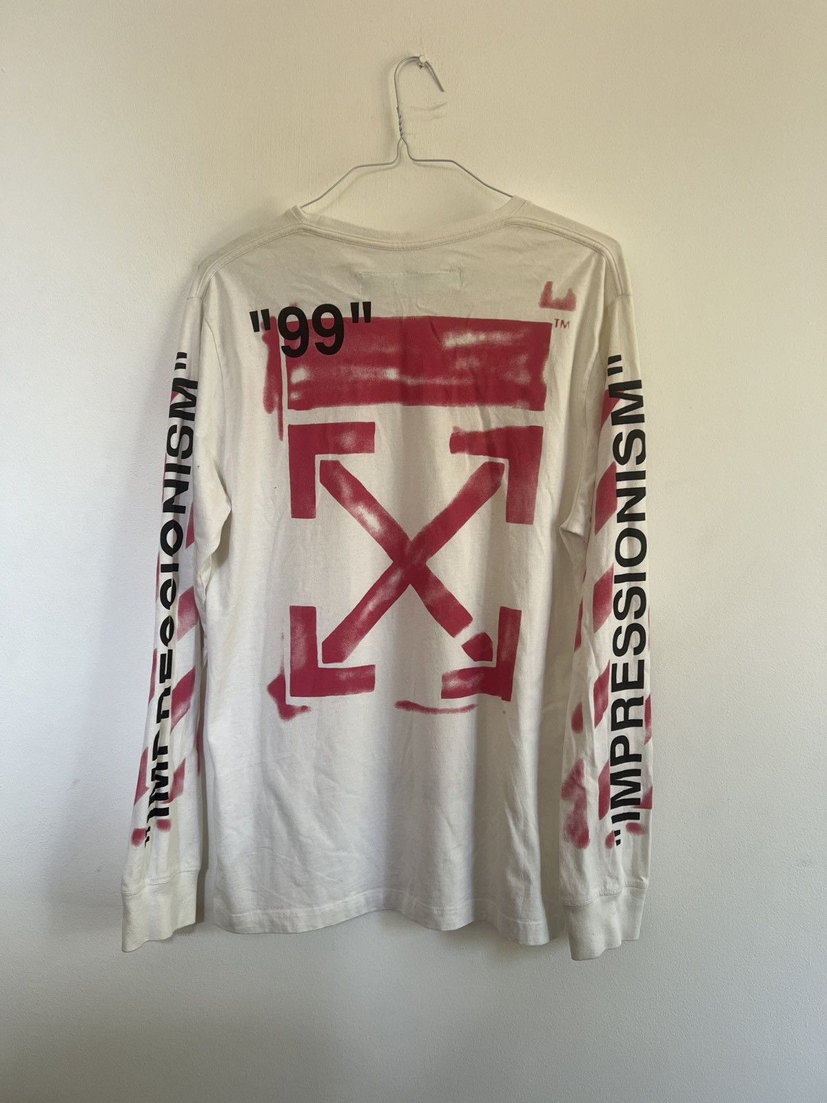 Off white Impressionism Stencil long sleeve TEE - Main Image