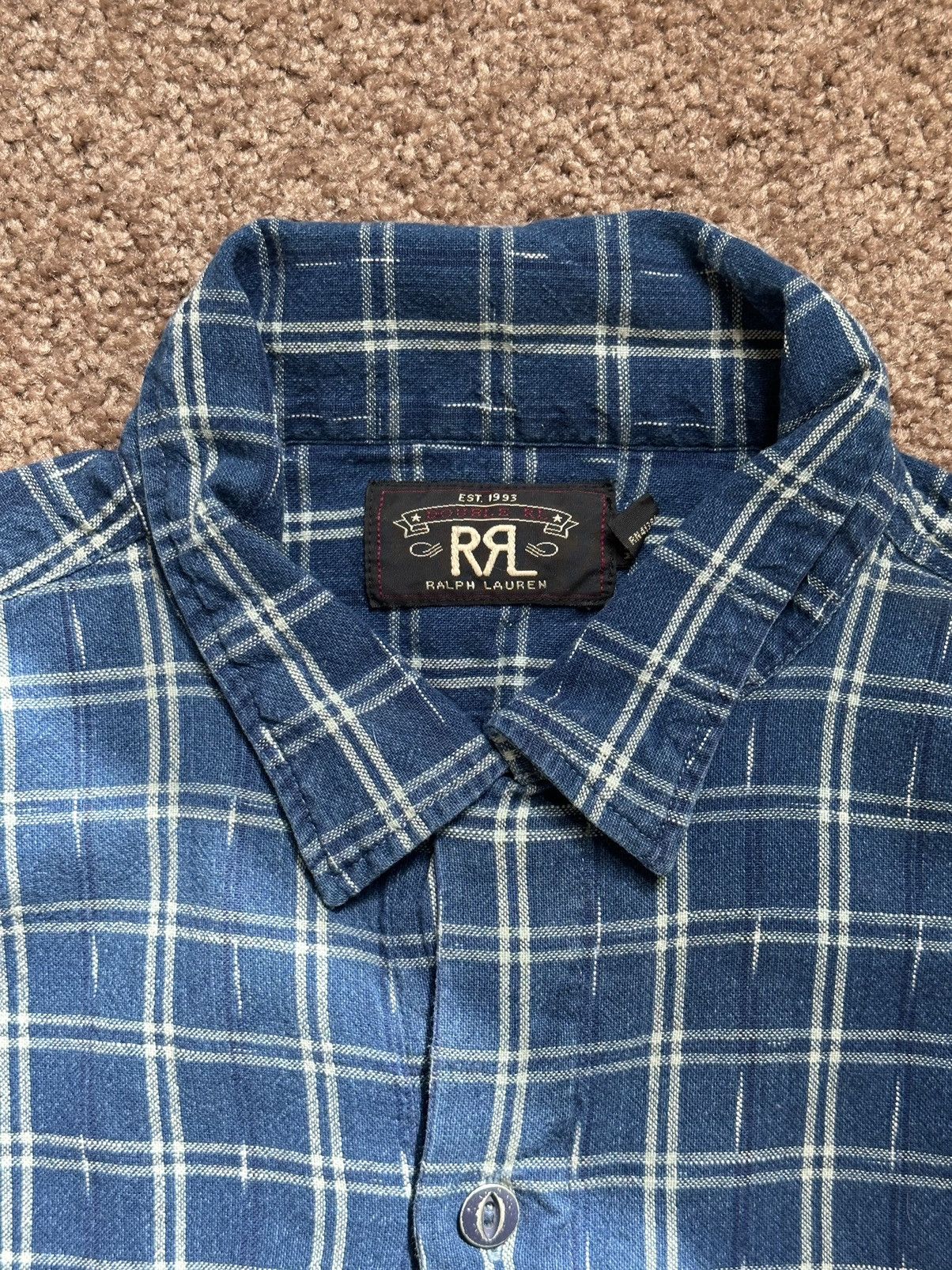 Cloth & Stone XS Split-Back Chambray Buttondown