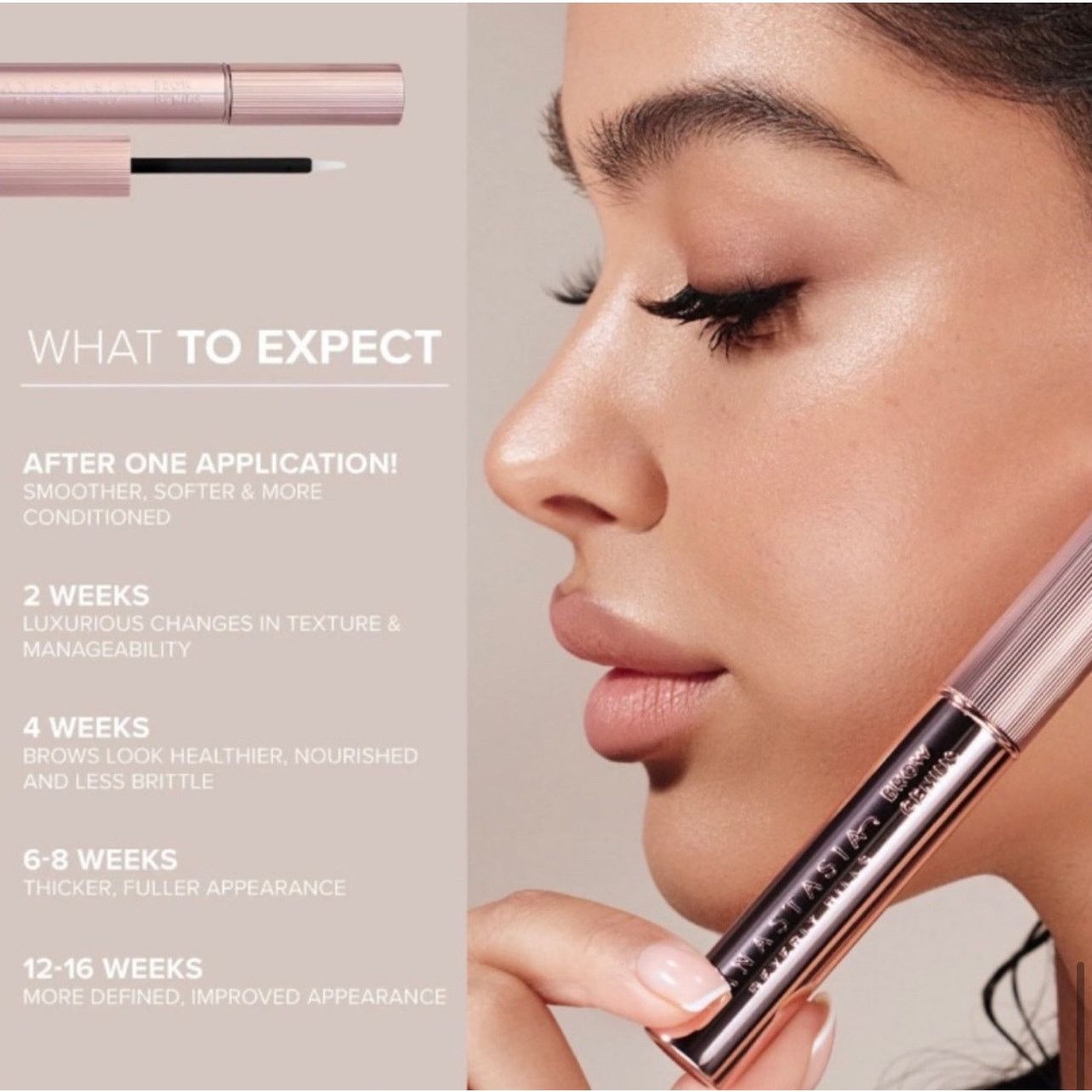 NBDN Nobrandedon ANASTASIA BEVERLY HILLS Brow Genius Serum - Full Size Size ONE SIZE - 8 Thumbnail