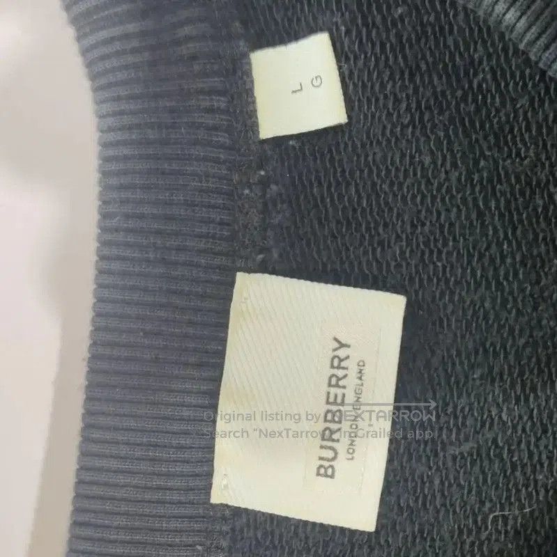 Burberry Burberry Black Cotton Women's Sweatshirt. Size L / US 10 / IT 46 - 3 Thumbnail