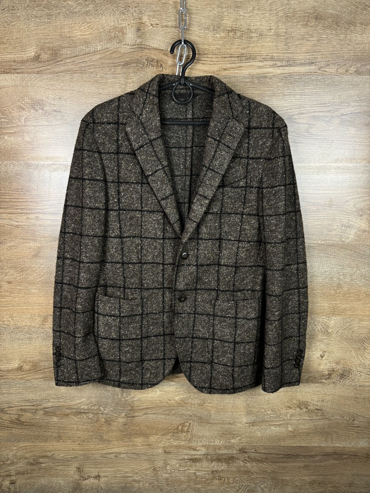 L.B.M. 1911 Mens L.b.m. 1911 Sport Giacca blazer jacket brown wool Size US S / EU 44-46 / 1 - 1 Thumbnail