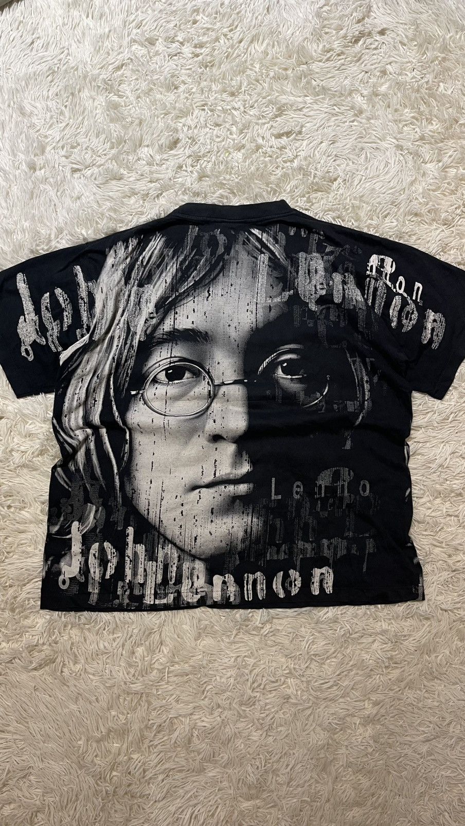 Band Tees Vtg John Lennon Over Print 90s Single Stitch Size US L / EU 52-54 / 3 - 2 Thumbnail